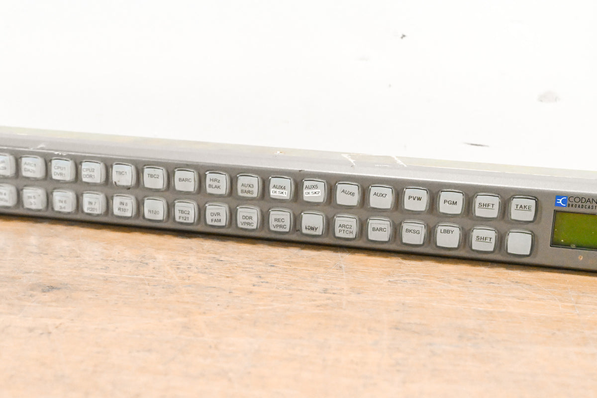 Codan Broadcast RCP-NKM 1RU Remote Control Panel (NO POWER SUPPLY)