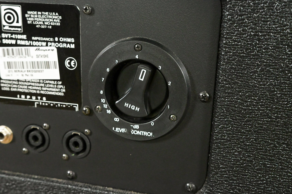 Ampeg SVT-410HE 500-Watt 4x10'' Bass Speaker Cabinet
