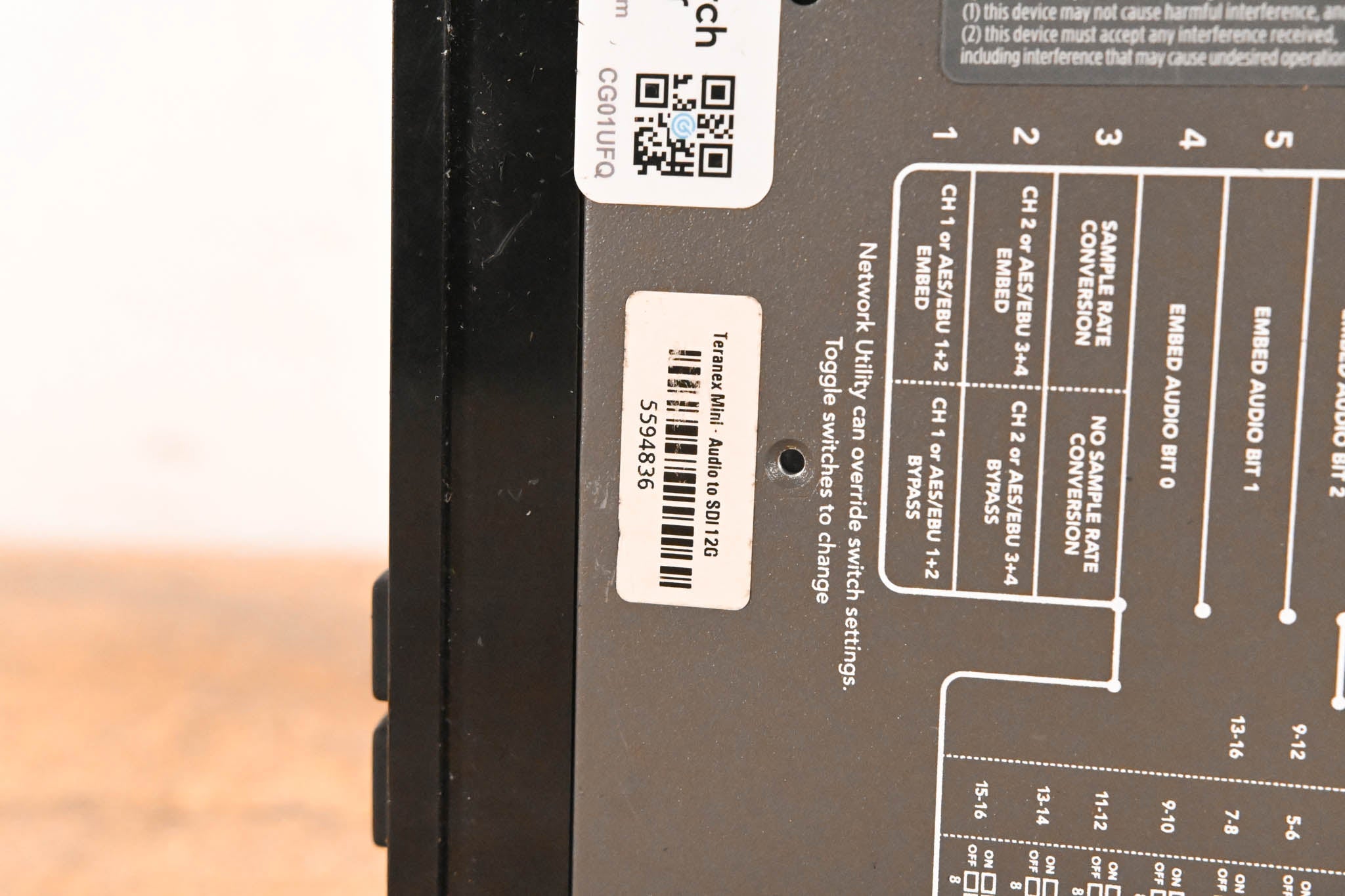 Blackmagic Design Teranex Mini Audio to SDI 12G w/ Smart Panel