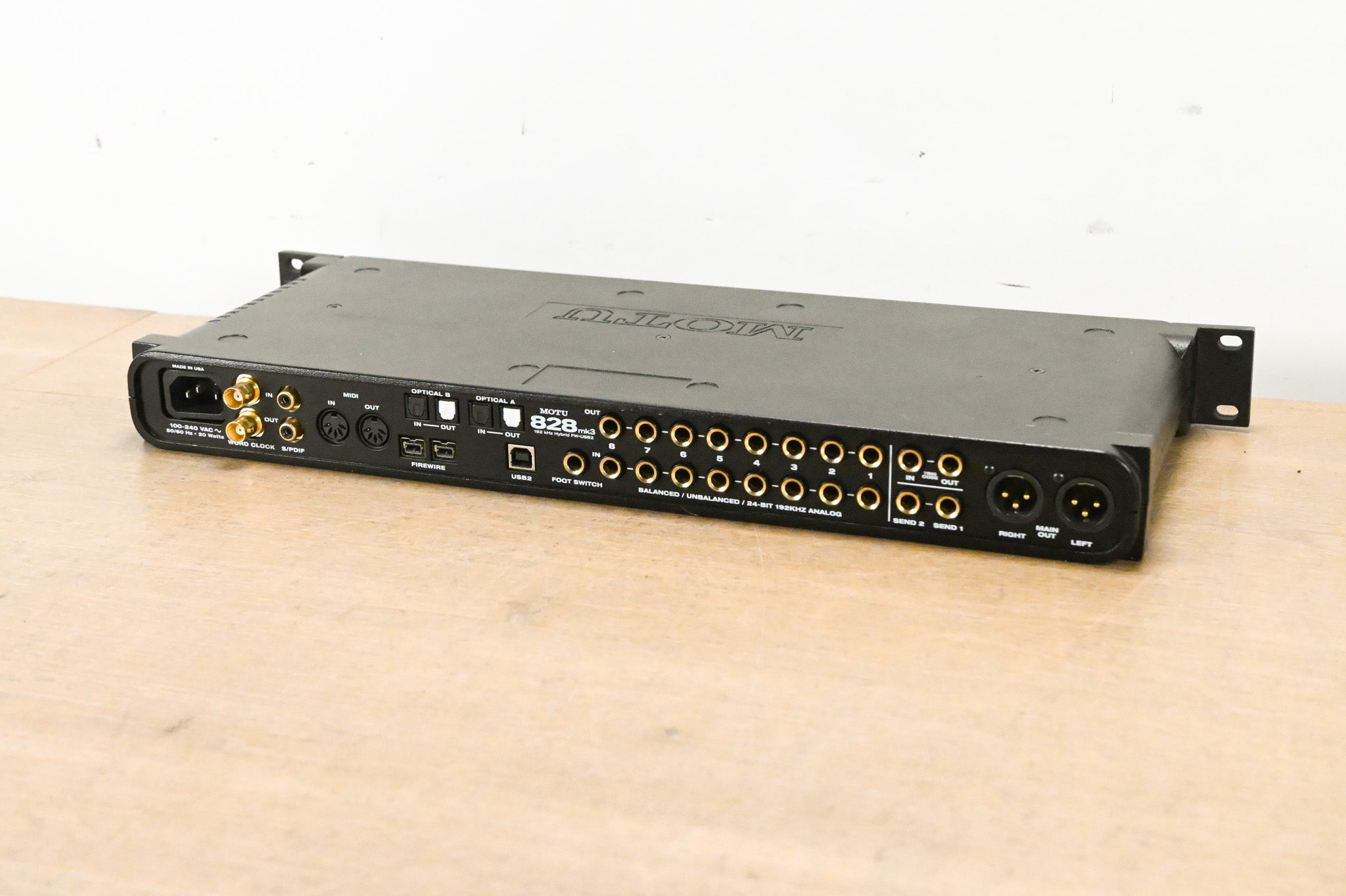 MOTU 828mk3 Hybrid FireWire Audio Interface