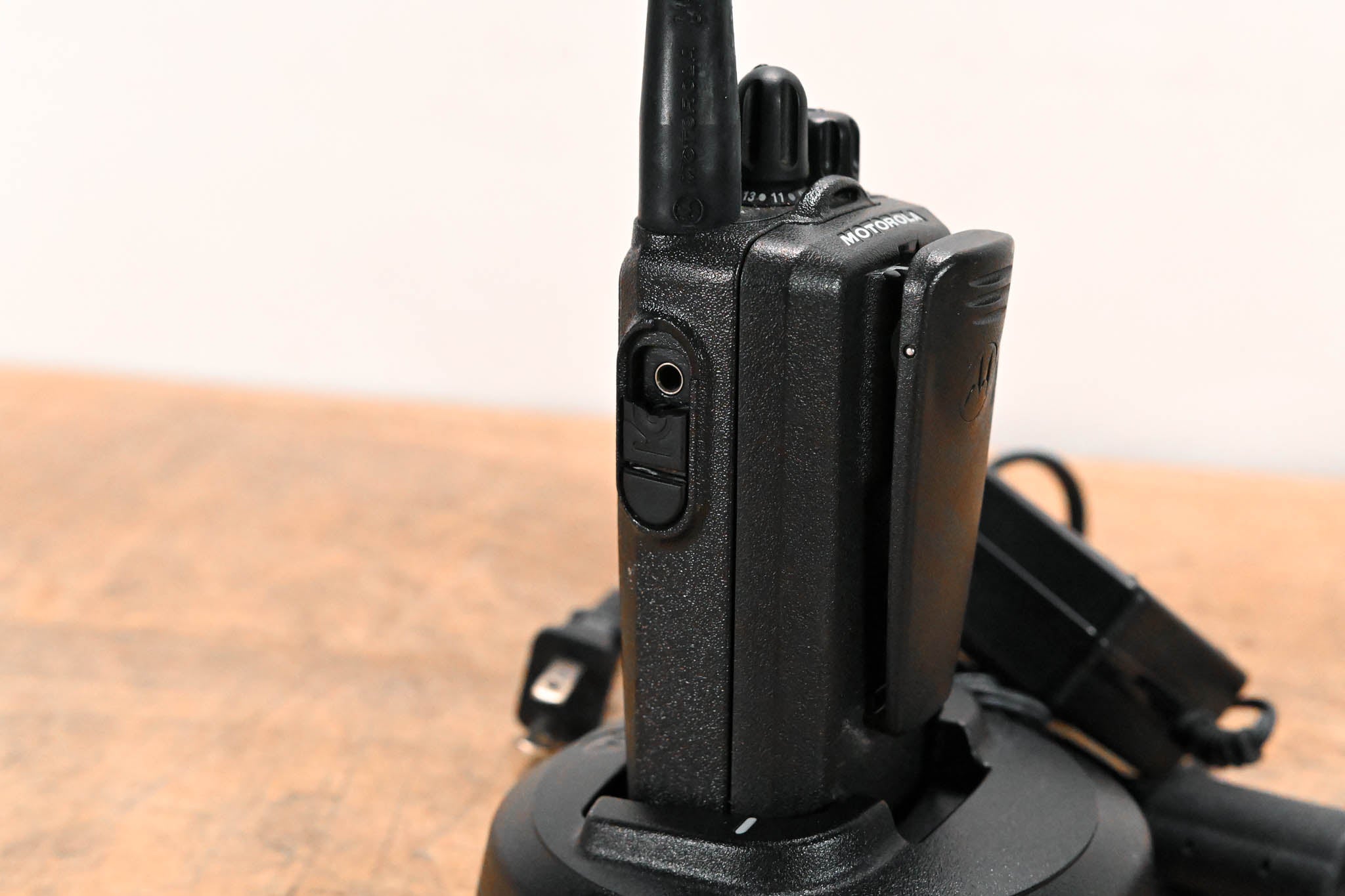 Motorola CP185 Portable Two-Way Radio with PMLN5228A Charger