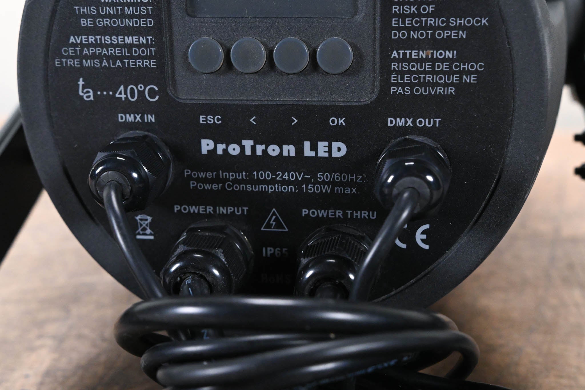 Elation ProTron LED 6,500K Cool White LED Strobe Light