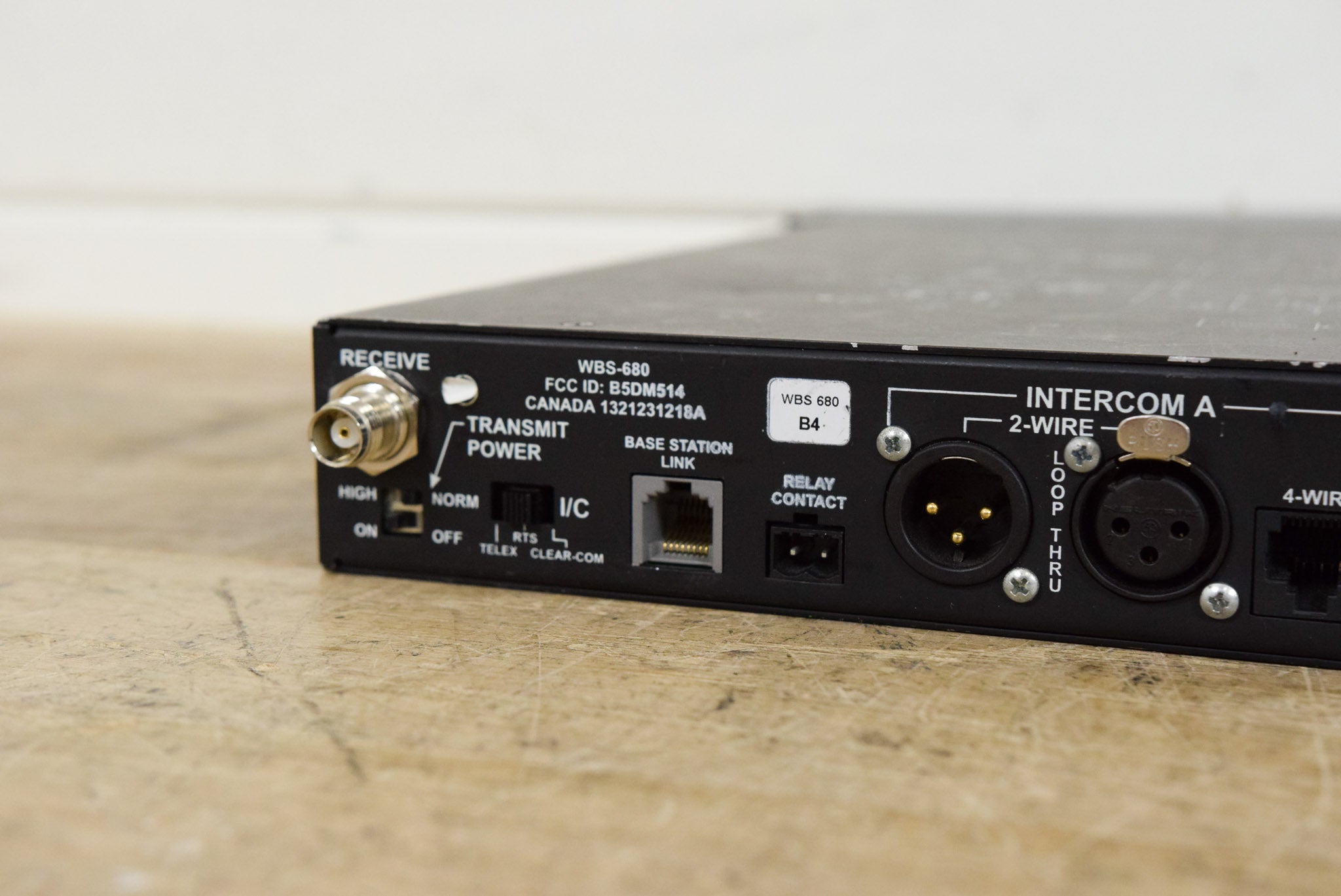 Clear-Com WBS-680 Two-Channel UHF Wireless Base Station - B4 Band