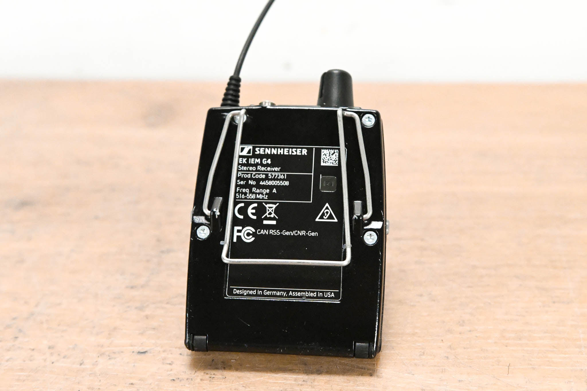 Sennheiser ew IEM G4 Wireless IEM System - 516-558 MHz (NO POWER SUPPLY)