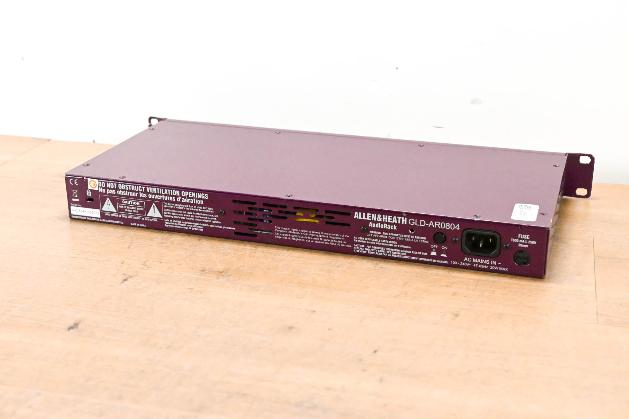 Allen & Heath GLD-AR84 8x4 I/O Expander AudioRack