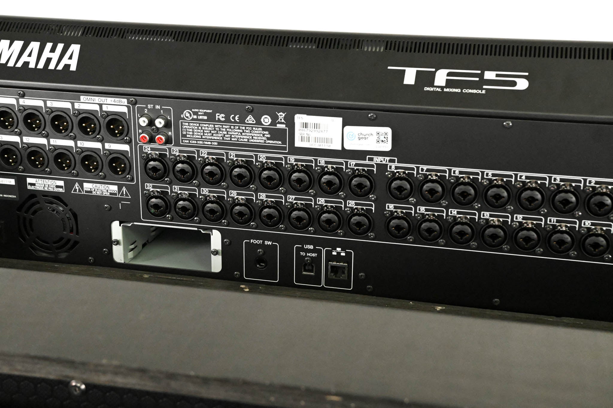 Yamaha TF5 32-Input Digital Mixing Console with Road Case