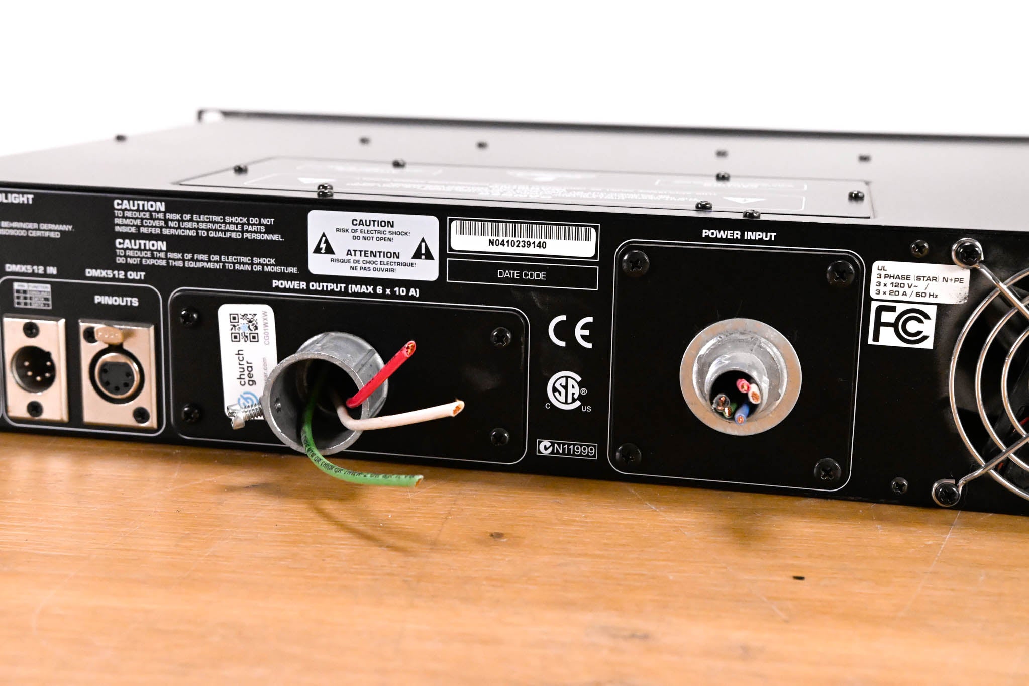 Behringer Eurolight LD6230 6-Channel DMX Dimmer Pack