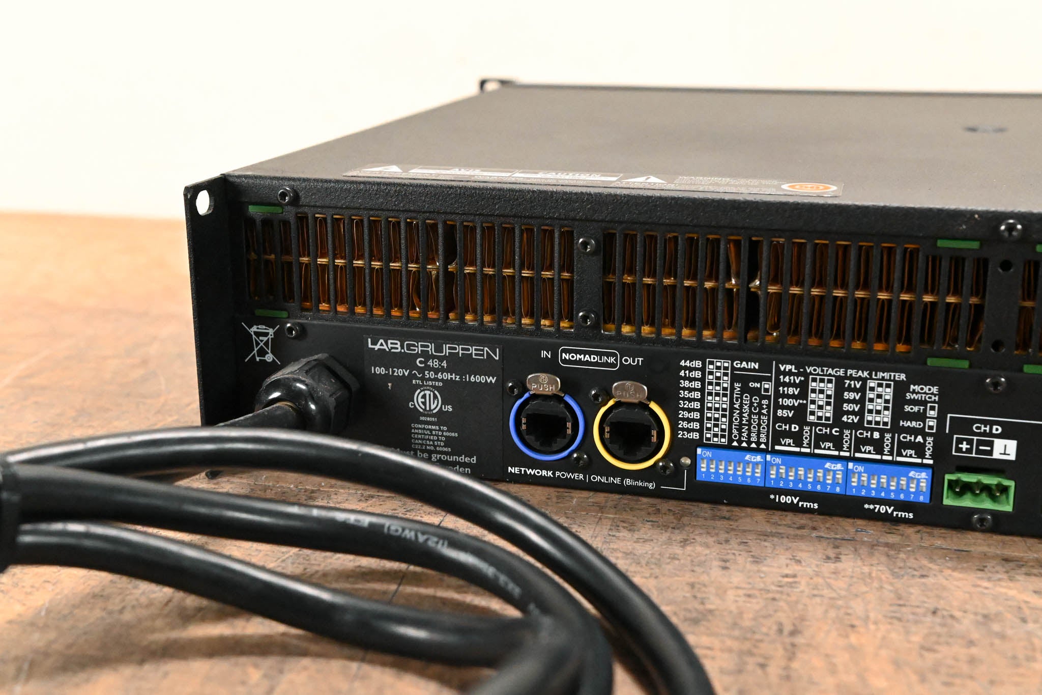 Lab Gruppen C 48:4 4800W 4-Channel Power Amplifier