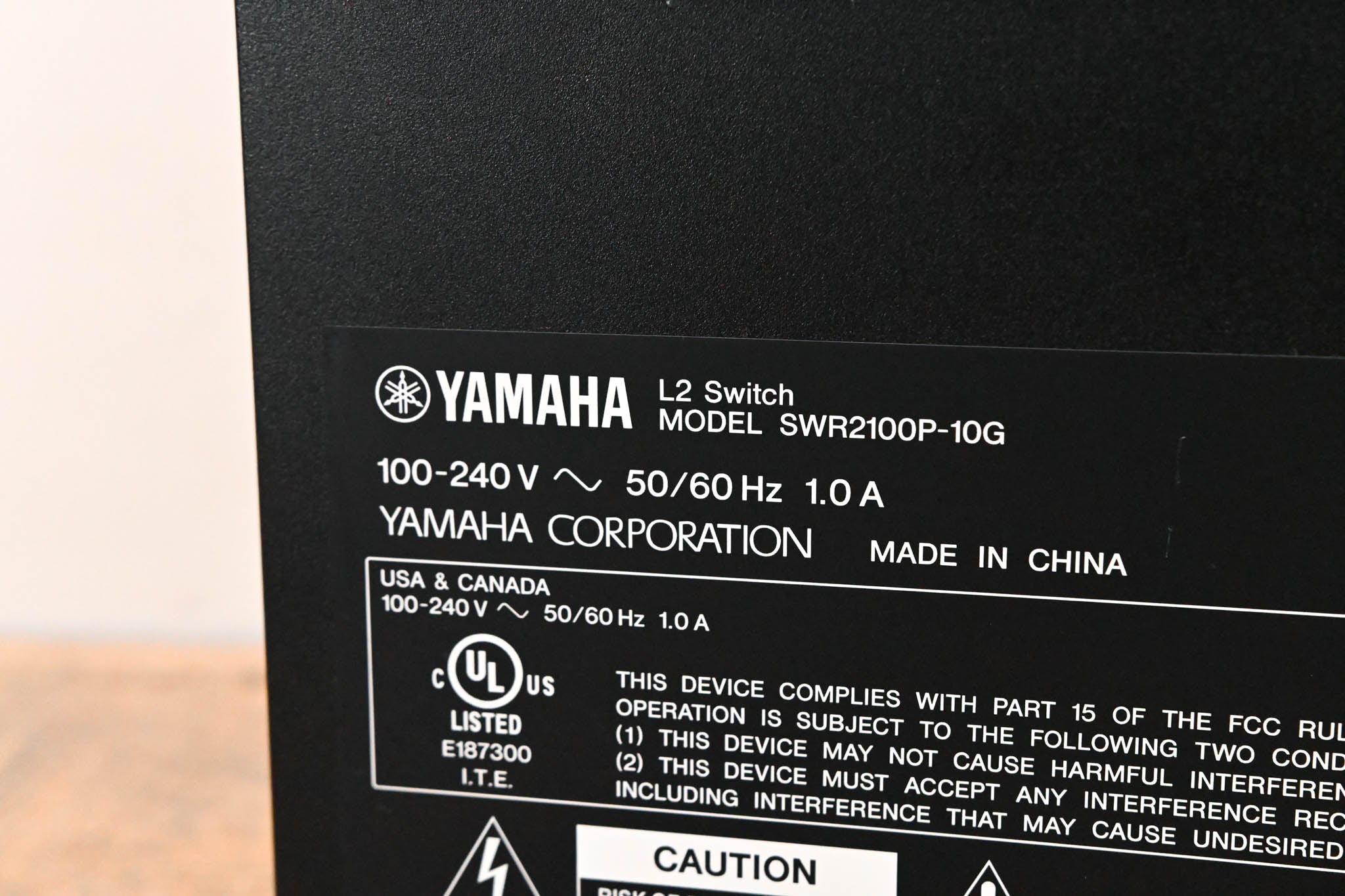 Yamaha SWR2100P-10G 10-port L2 Network Switch with PoE