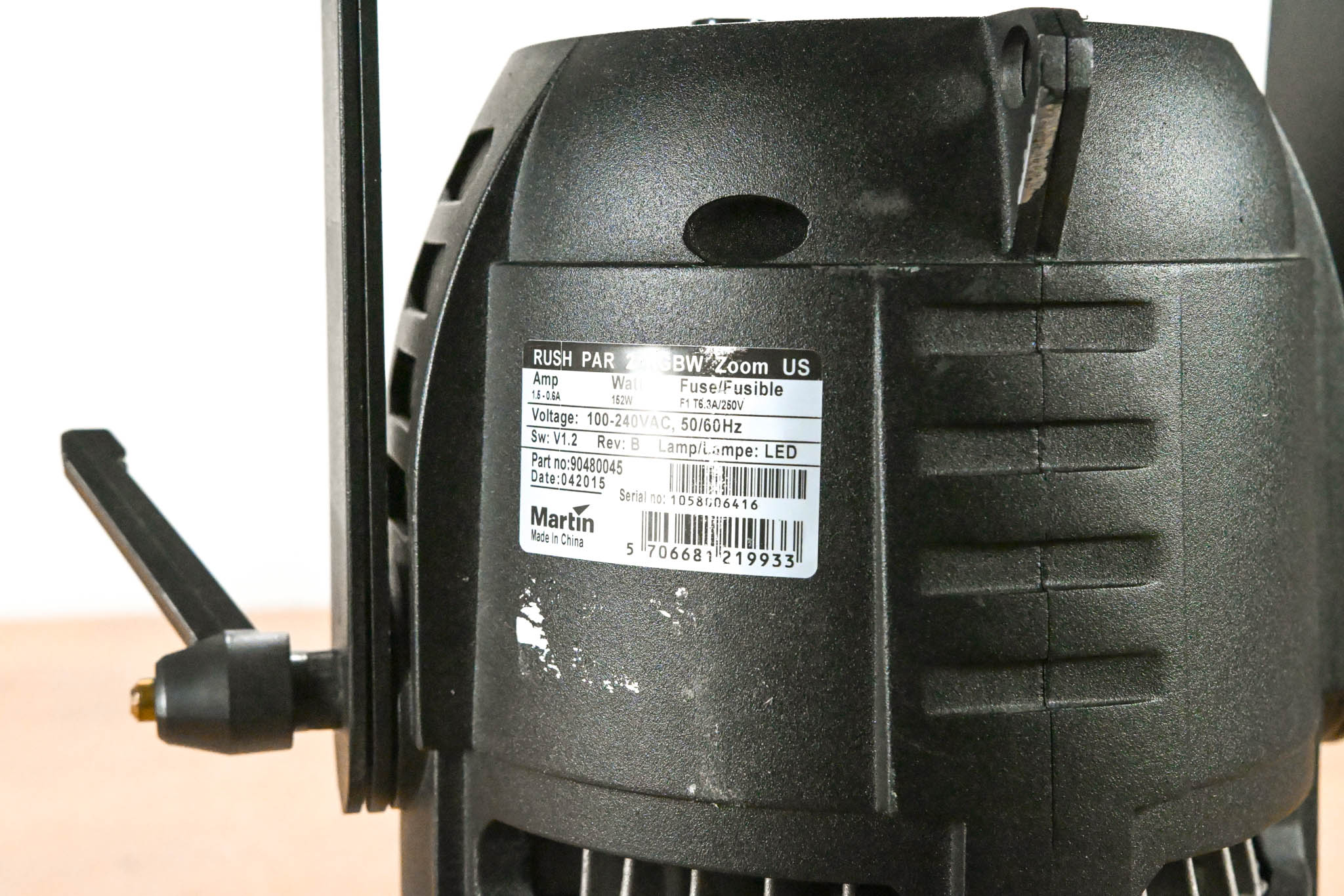 Martin Lighting RUSH PAR 2 RGBW Zoom US LED Par Can