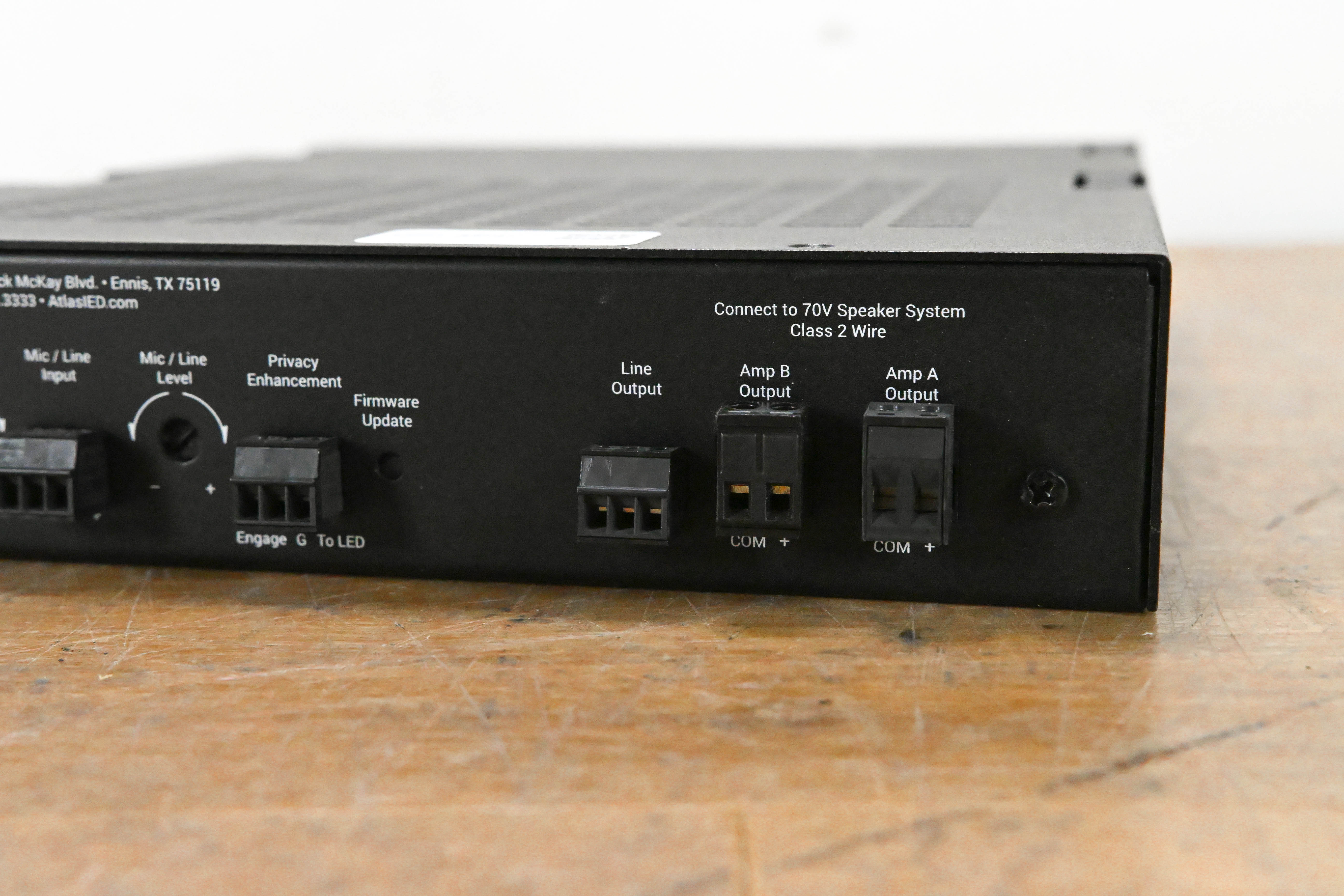 Atlas Sound ASP-MG2240 Amplified Sound Masking System (NO POWER SUPPLY)