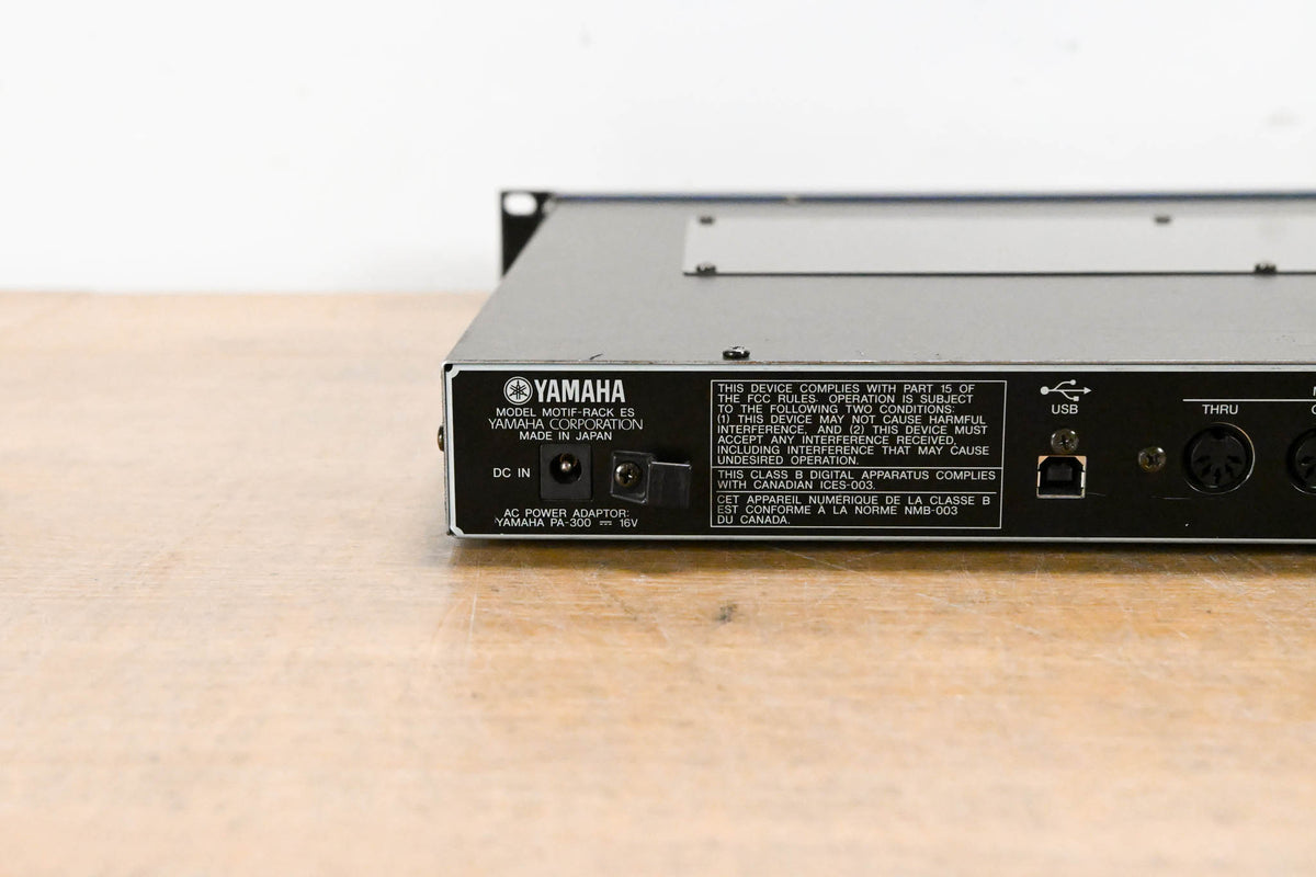 Yamaha MOTIF-RACK ES 128-Voice Rackmount Synthesizer (NO POWER SUPPLY)