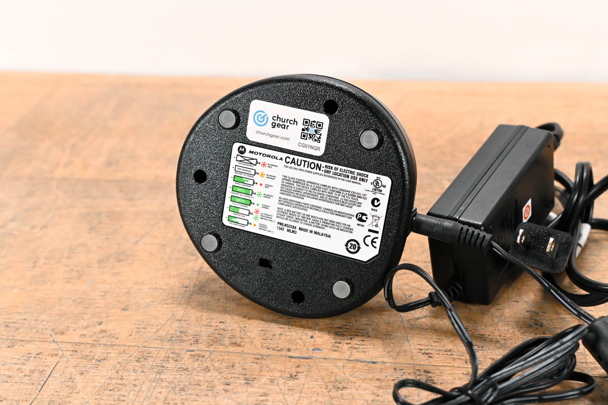 Motorola CP185 Portable Two-Way Radio with PMLN5228A Charger