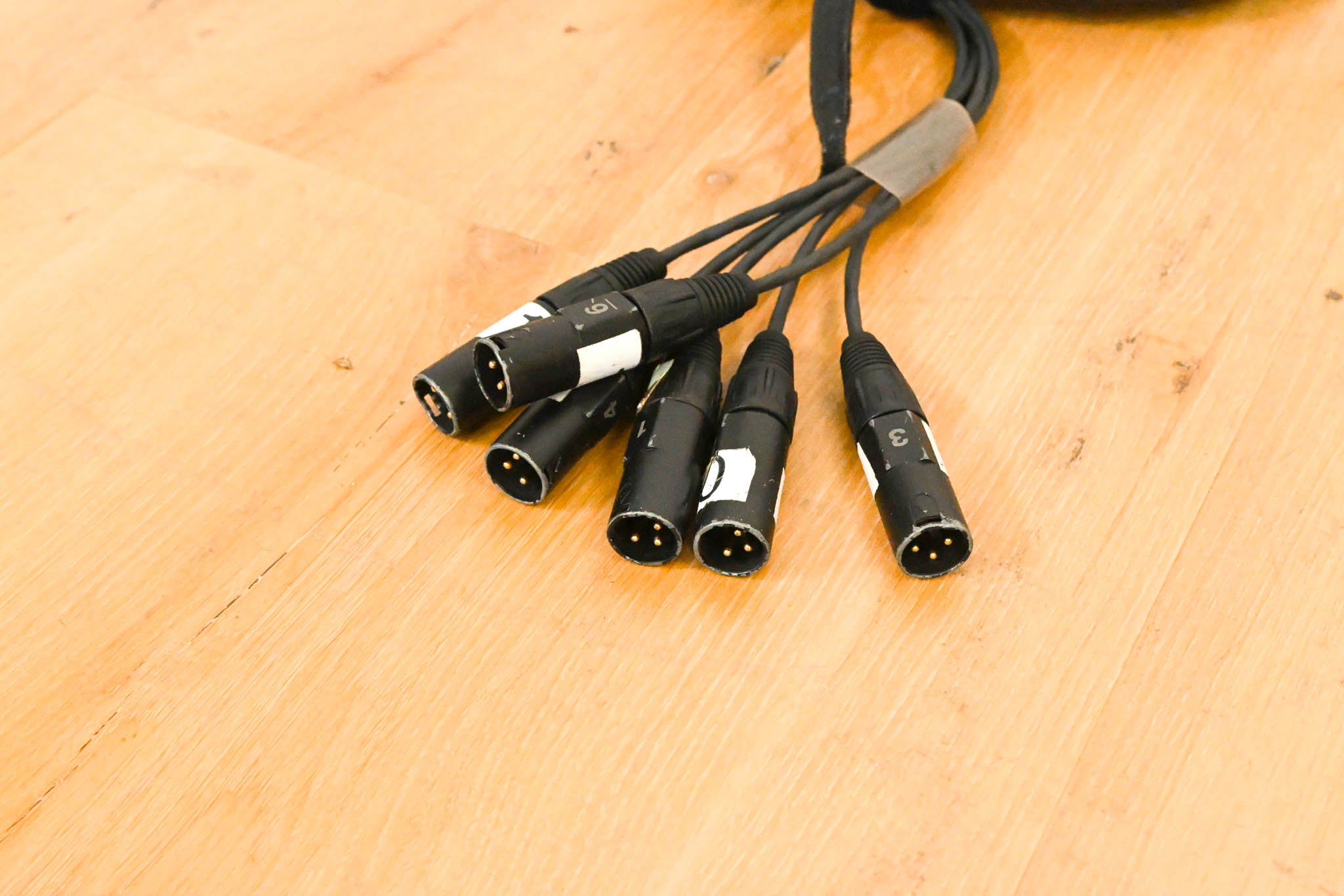 Whirlwind MS-6-M-NR-025 Mini 6 6-Channel Low-Profile Drop Snake - 25 ft