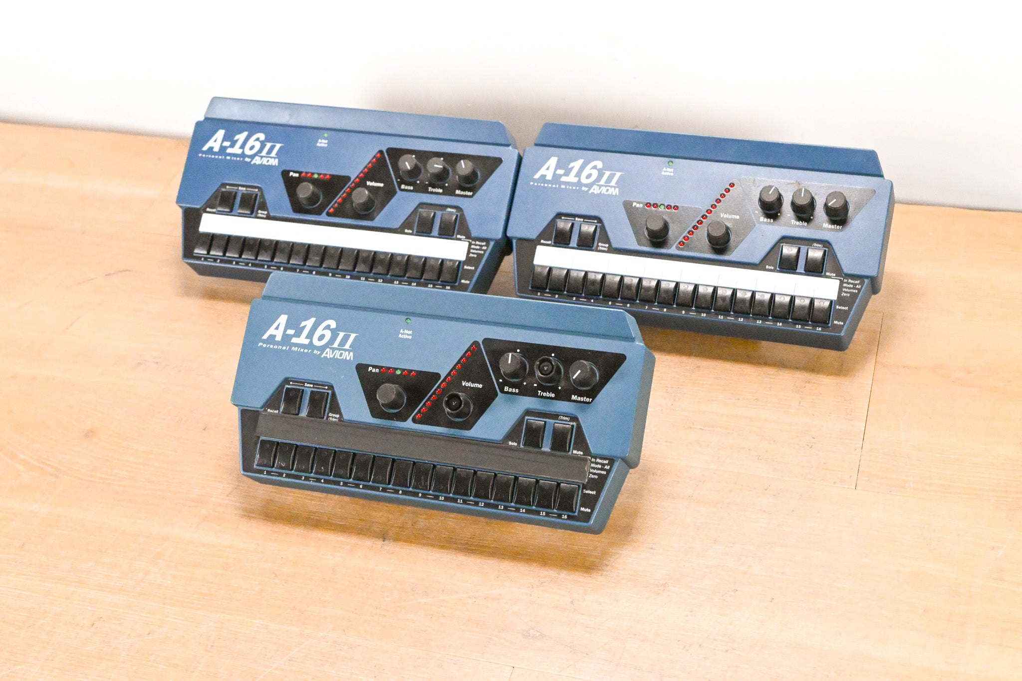 Aviom A-16II Personal Mixer (Pack of 3)