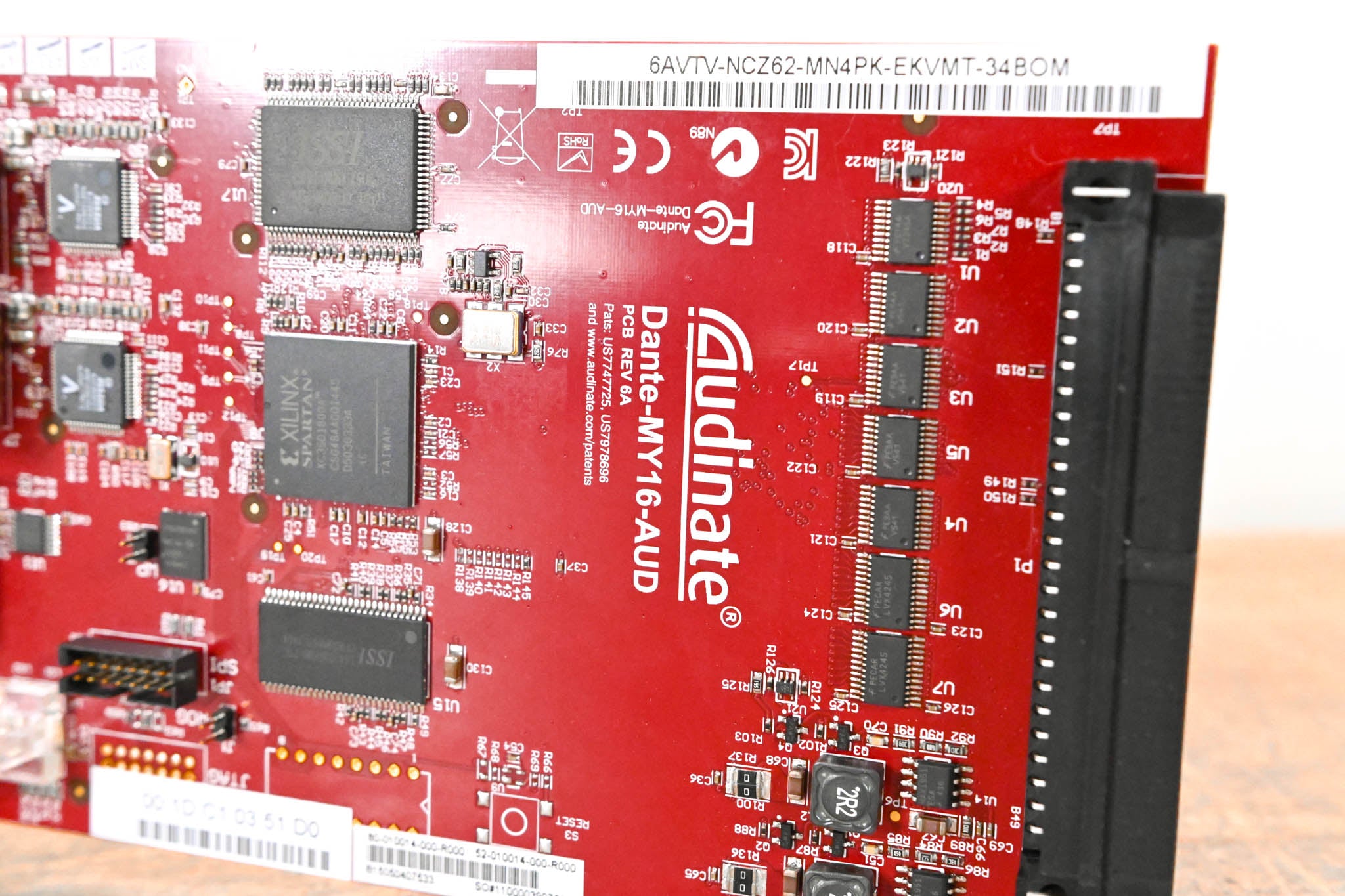 Audinate Dante-MY16-AUD 16-Channel Dante Network I/O Card