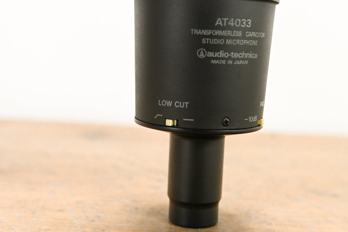 Audio-Technica AT4033 Cardioid Condenser Mic w/ AT8441 Shock Mount