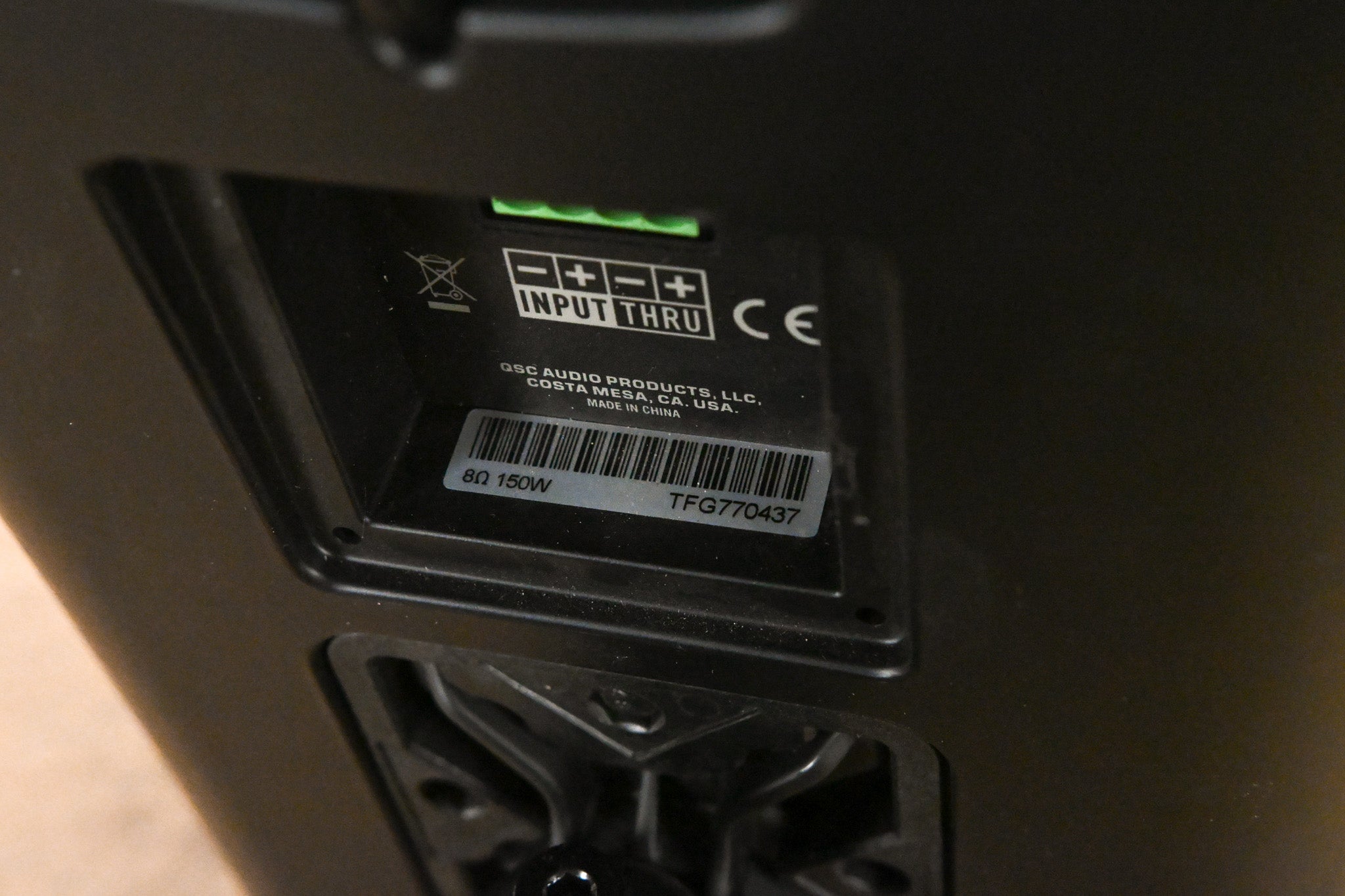 QSC AD-S6T AcousticDesign Series 6.5" 2-Way 150W Loudspeaker