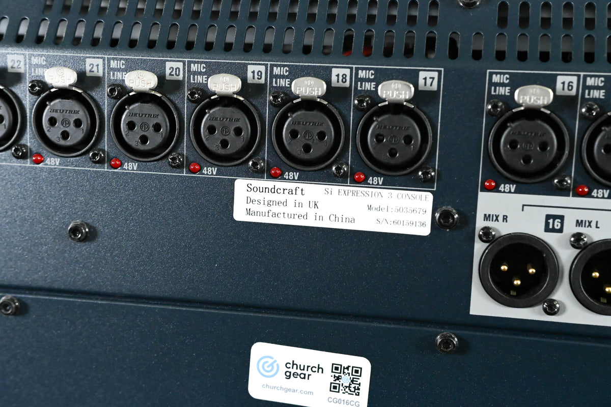 Soundcraft Si Expression 3 32-Channel Digital Mixer with MADI-USB Card