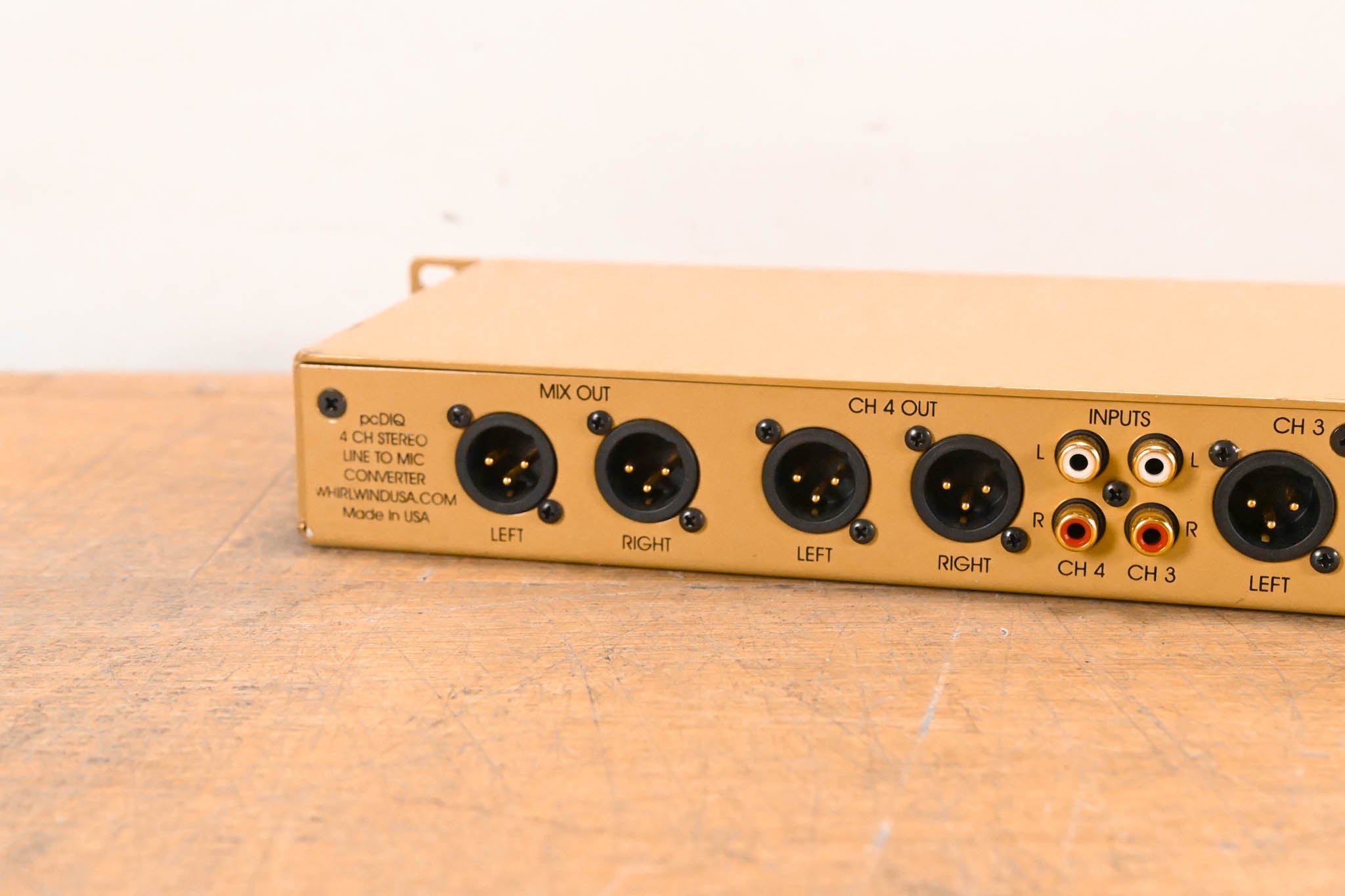 Whirlwind pcDIQ 4-Channel Rackmount DI