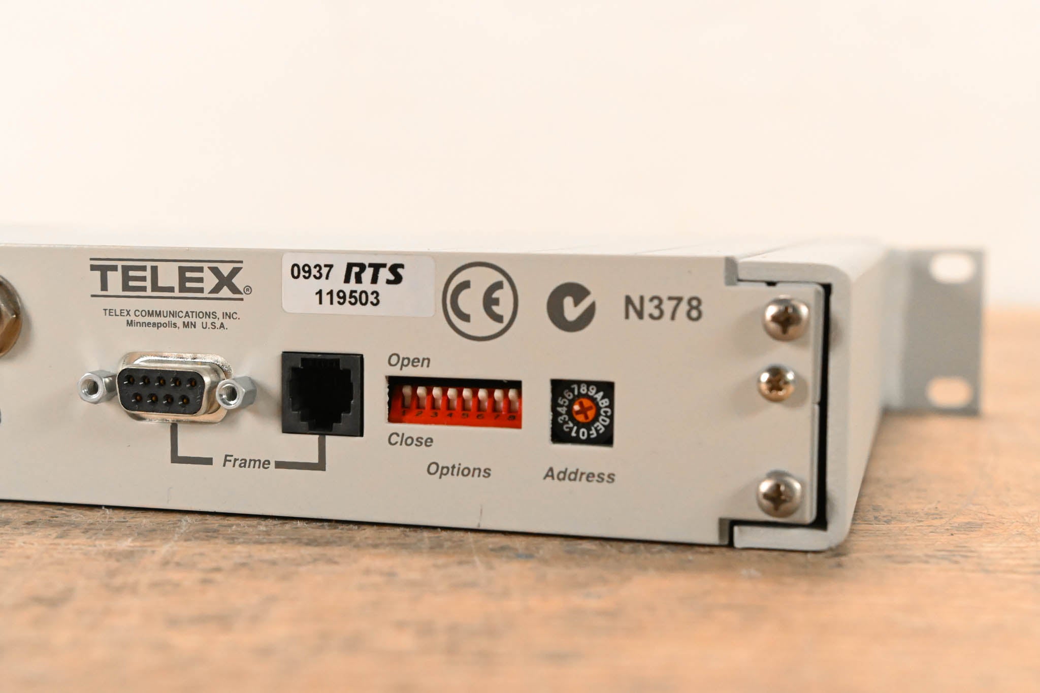 RTS MKP-4 4-Position Rackmount/Desktop Keypanel  - 4 pin