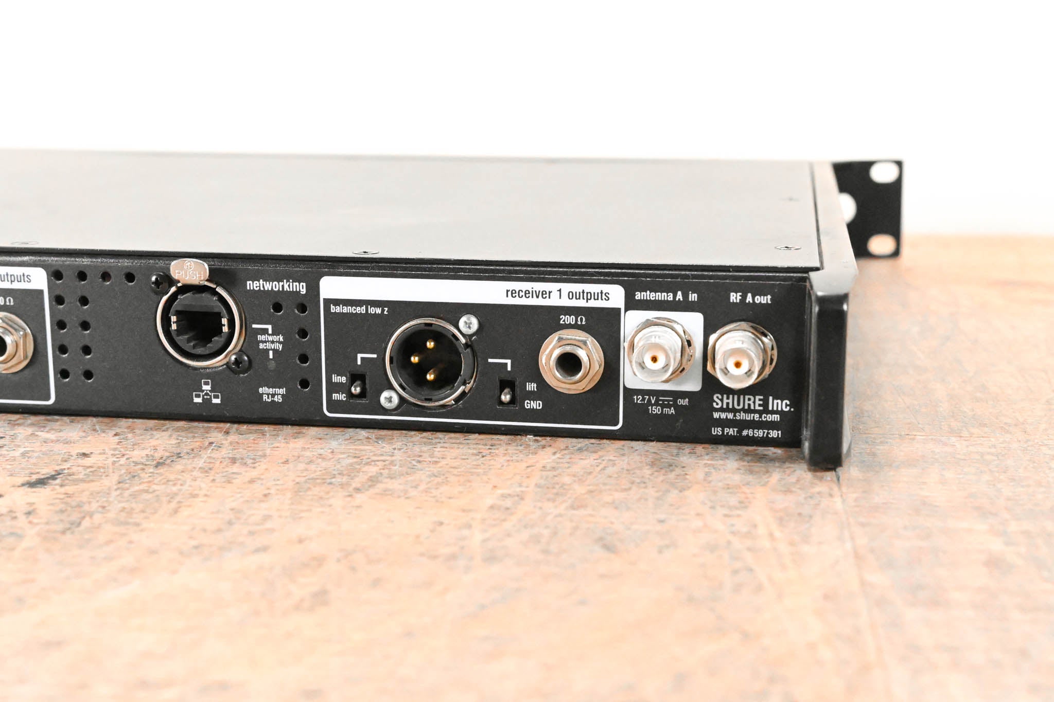 Shure UR4D+ Dual Wireless Receiver with two UR1 Bodypacks