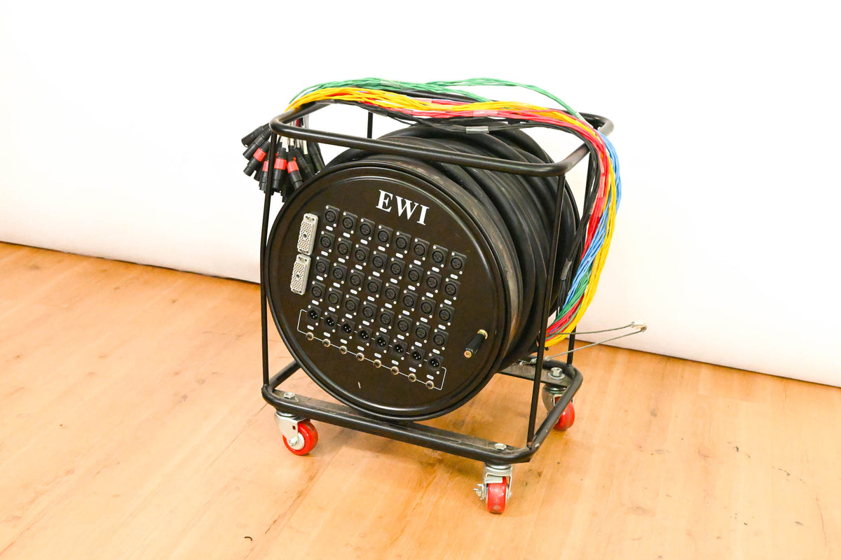 EWI RPPX-32x8-200 32-Channel Reel Snake w/ EDAC Monitor Split - 200'