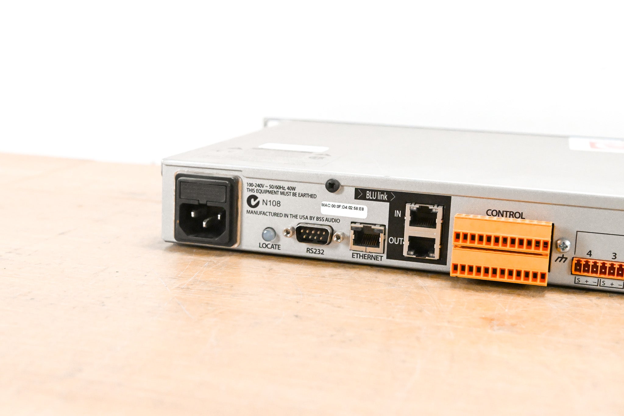 BSS London BLU-100 12x8 Signal Processor with BLU Link