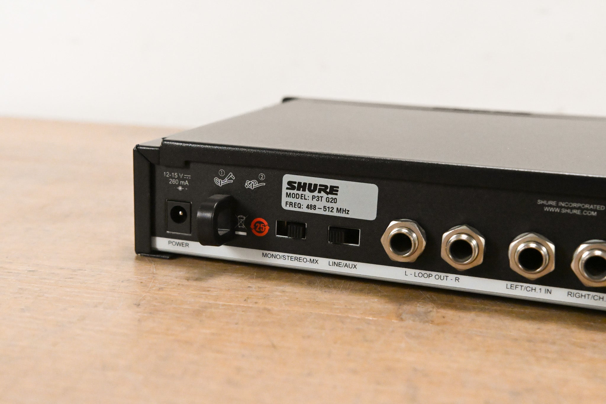 Shure P3T-G20 PSM 300 Wireless Transmitter - G20 Band (NO POWER SUPPLY)