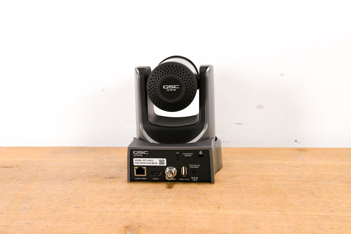 QSC Q-SYS PTZ-12X72 HD PTZ Conference Camera (NO POWER SUPPLY)