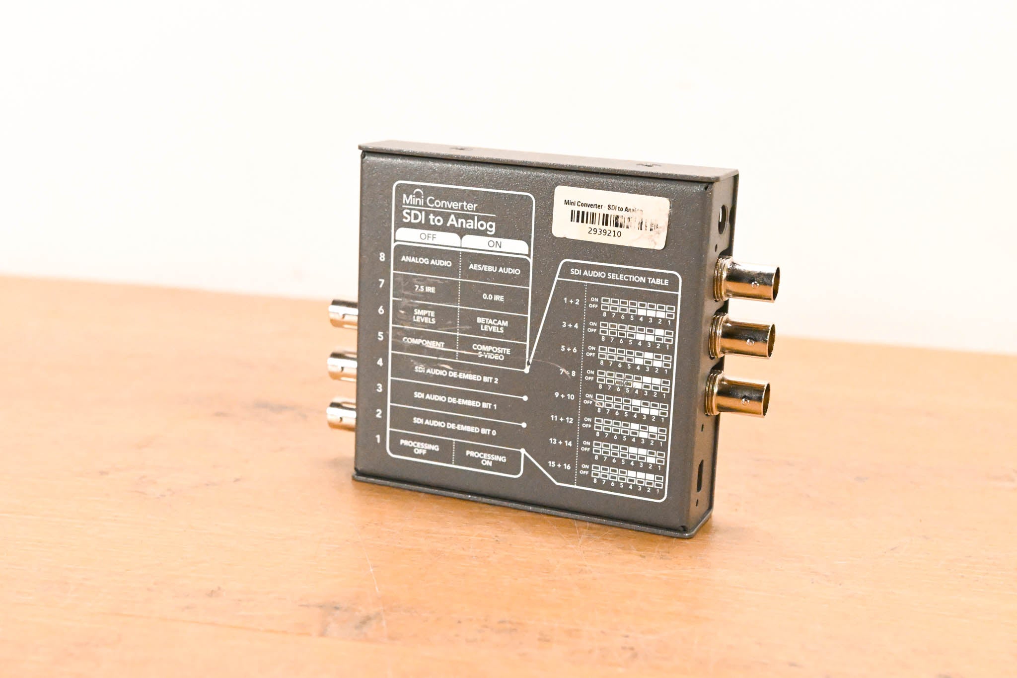 Blackmagic Design Mini Converter SDI to Analog (NO POWER SUPPLY)