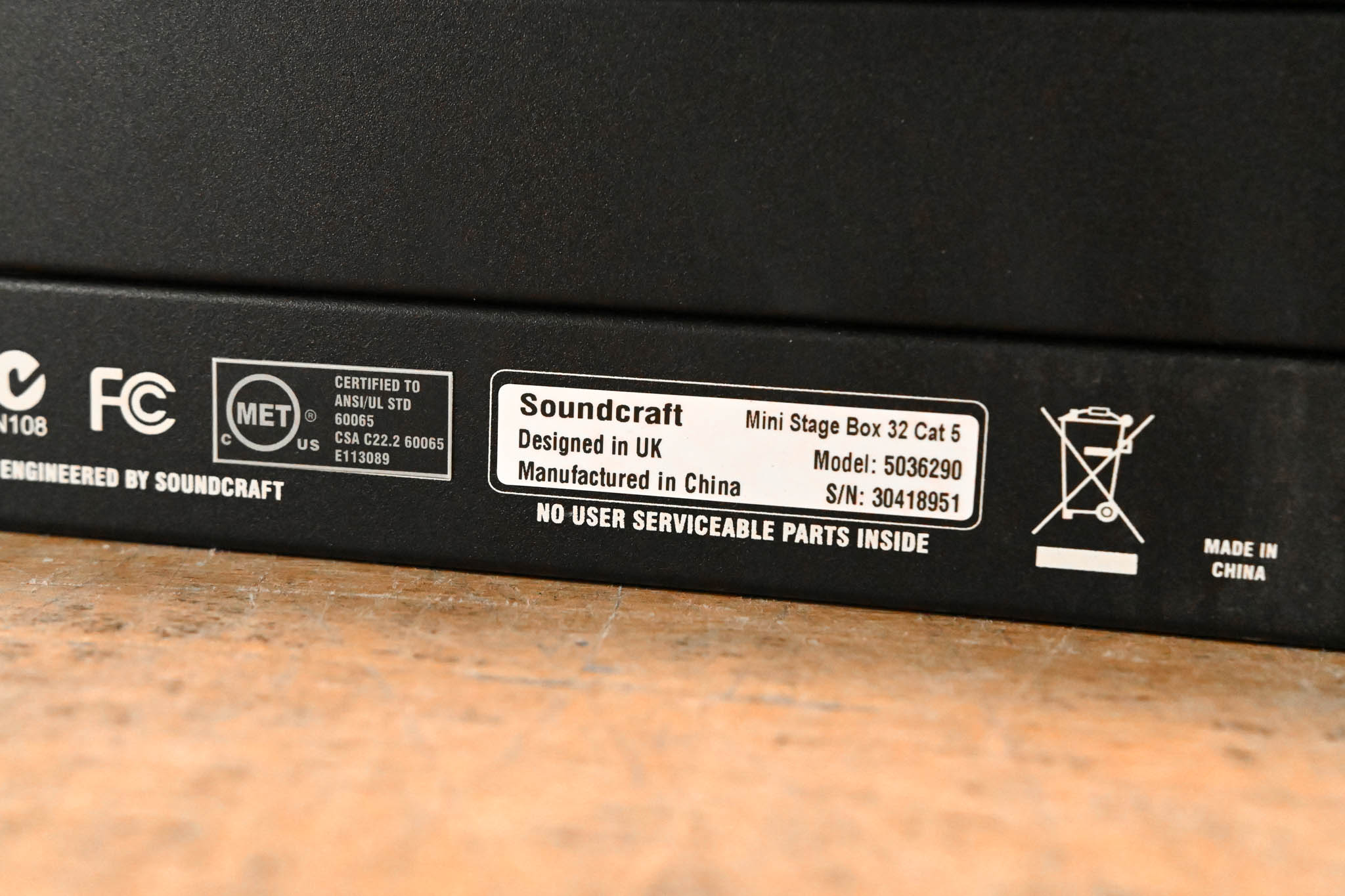 Soundcraft Mini Stagebox 32 Cat 5 32-Ch. Digital Stagebox with MADI Card