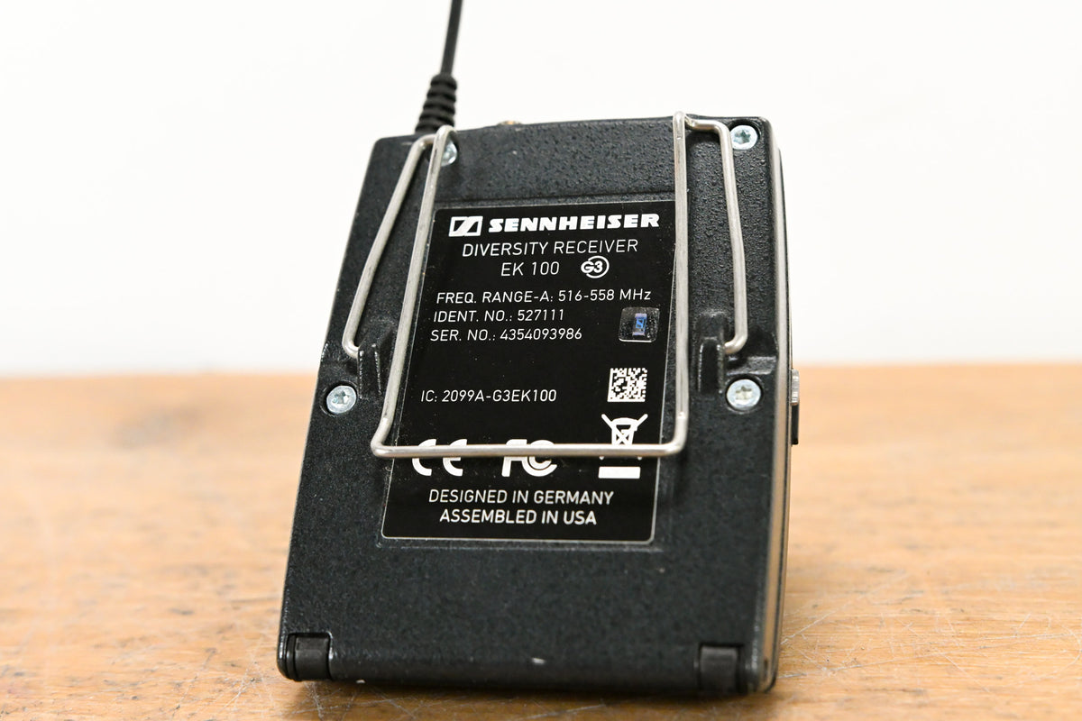 Sennheiser ew 100 G3 Bodypack Transmitter/Receiver A Range: 516-558 MHz