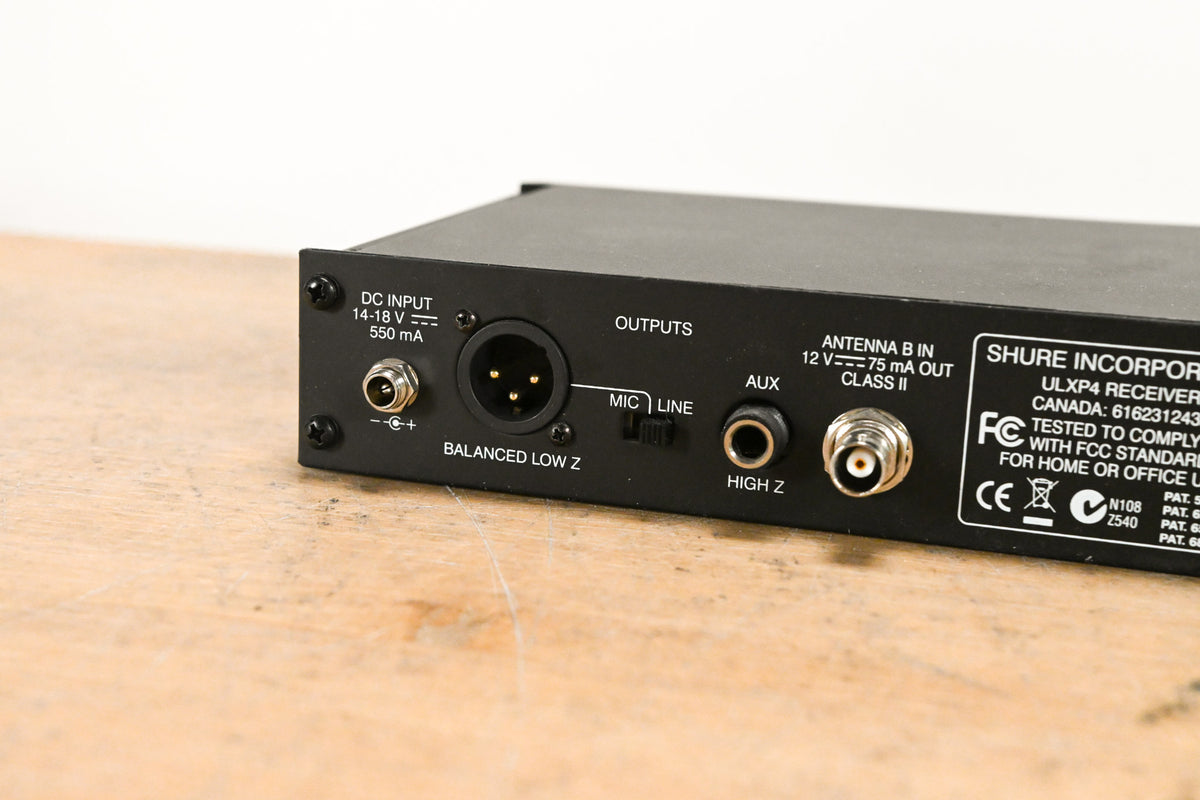 Shure ULXP14 Bodypack Wireless System J1 Band 554-590MHz NO POWER SUPPLY