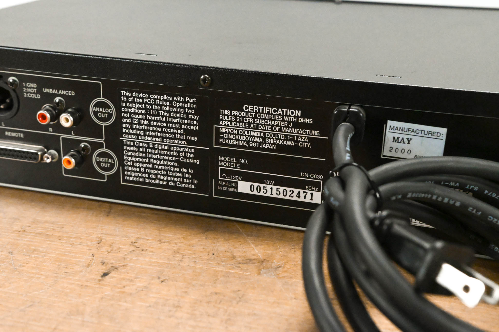 Denon DN-C630 Professional Single CD Player