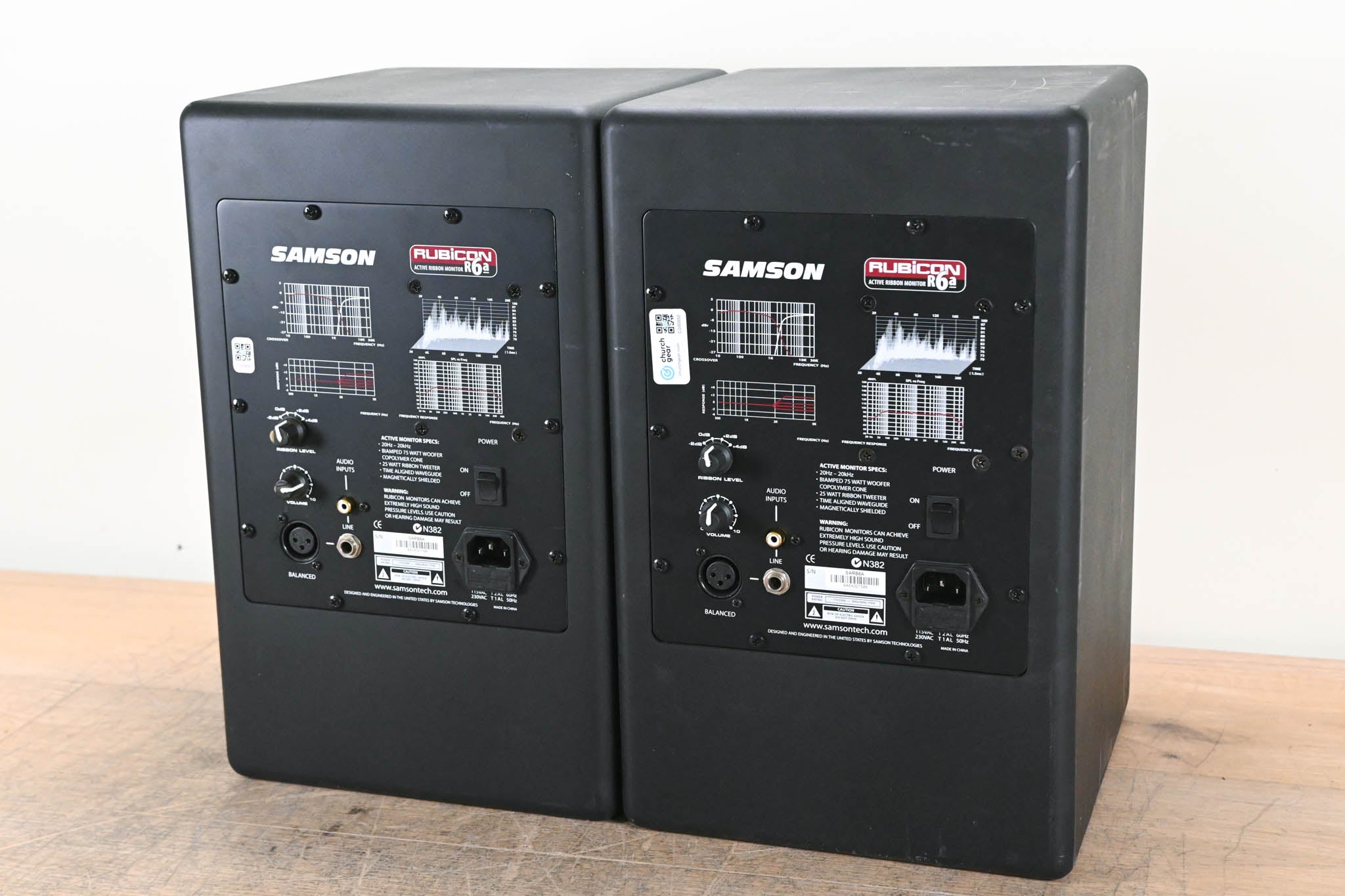 Samson Rubicon R6a Active Ribbon Monitor (PAIR)