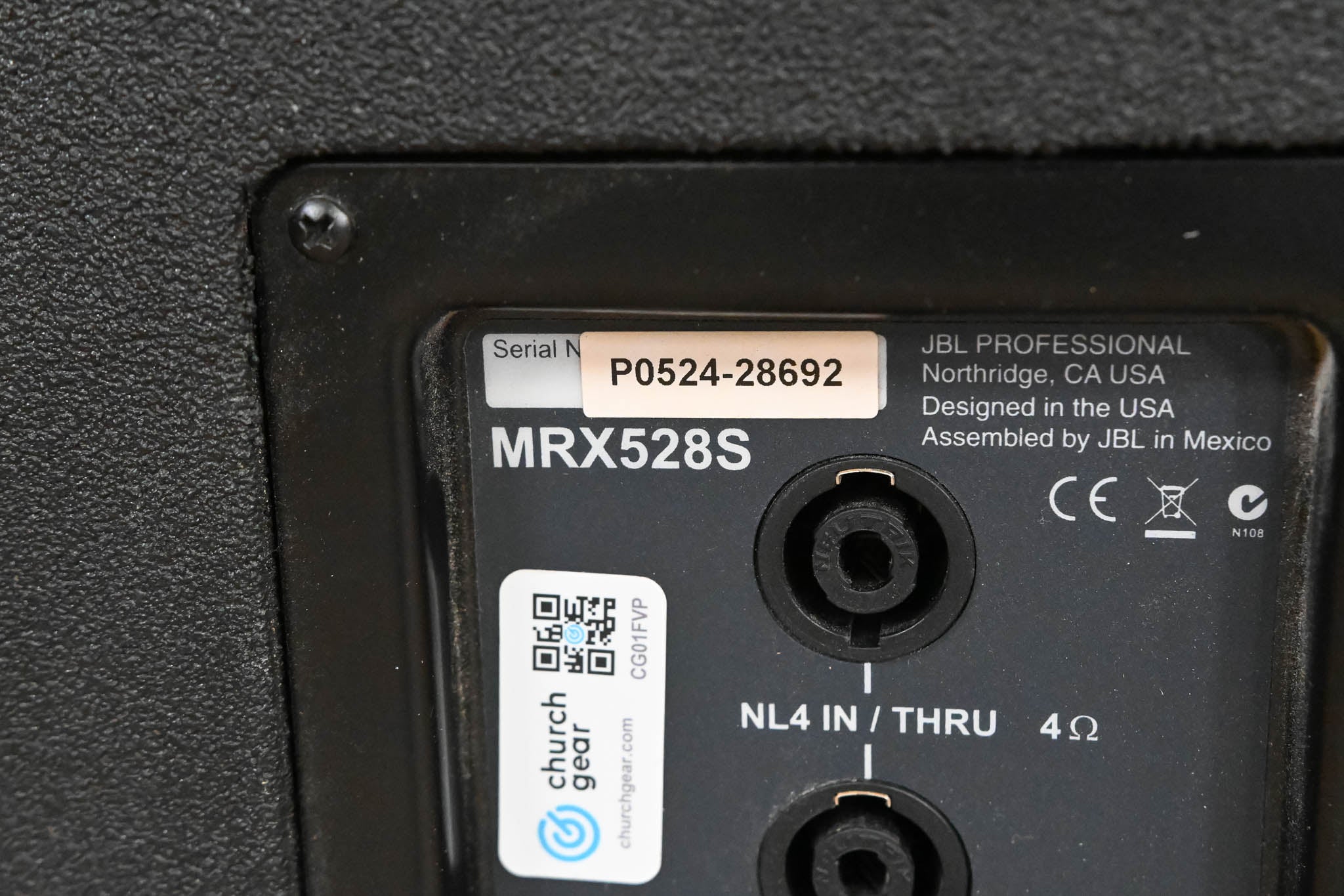 JBL MRX528S Dual 18" Bass Reflex Subwoofer