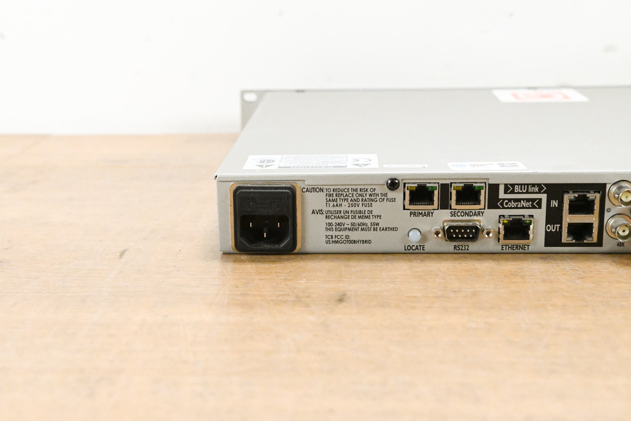 BSS London BLU-800 Signal Processor with BLU link and CobraNet