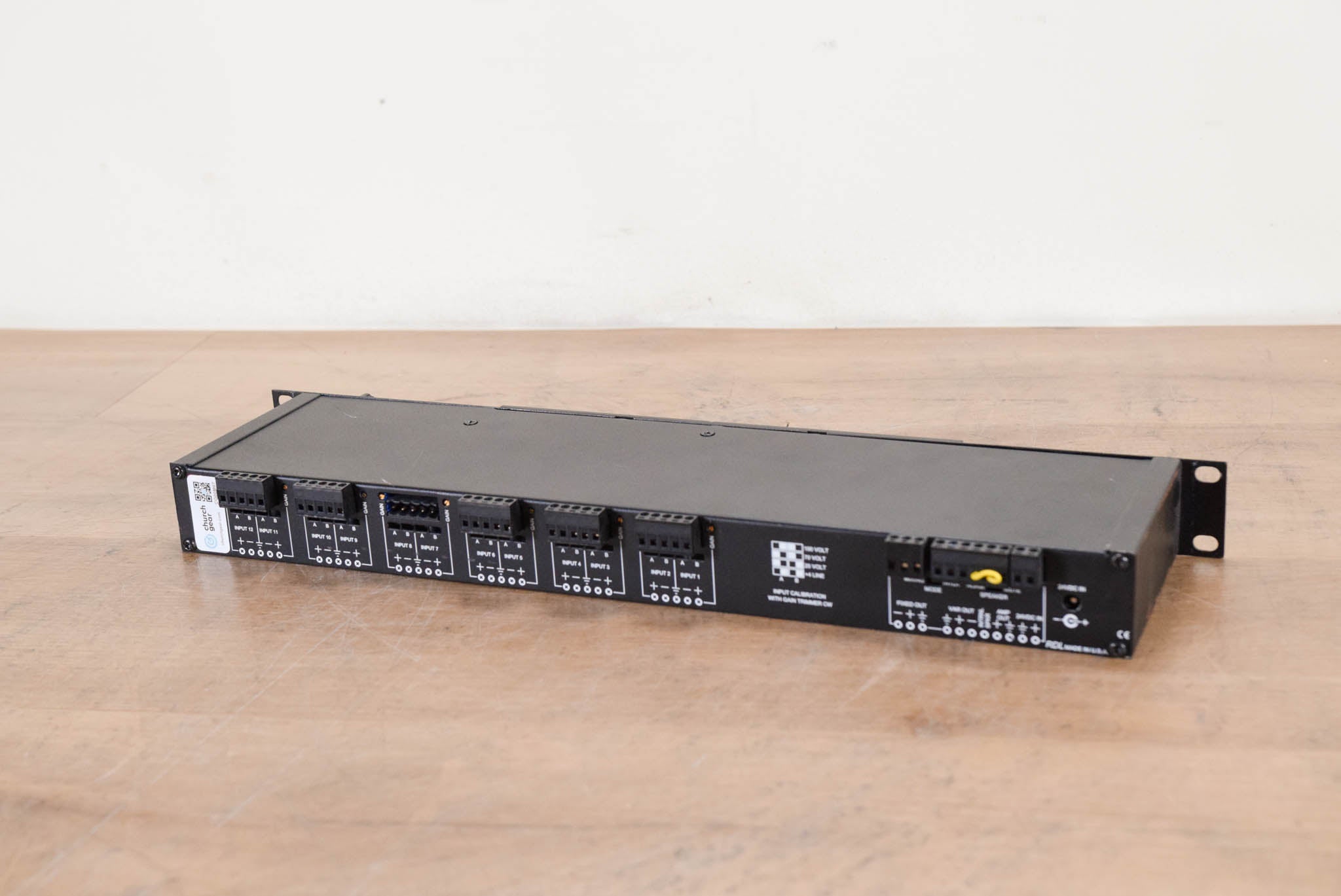 RDL RM-MP12A 12-Channel Audio Monitor Panel