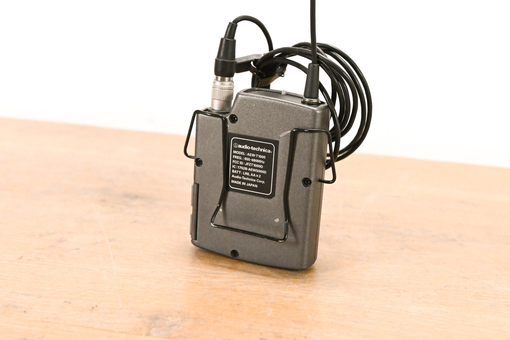 Audio-Technica AEW-T1000 Wireless Bodypack w/ Lavalier Mic - 655-680 MHz