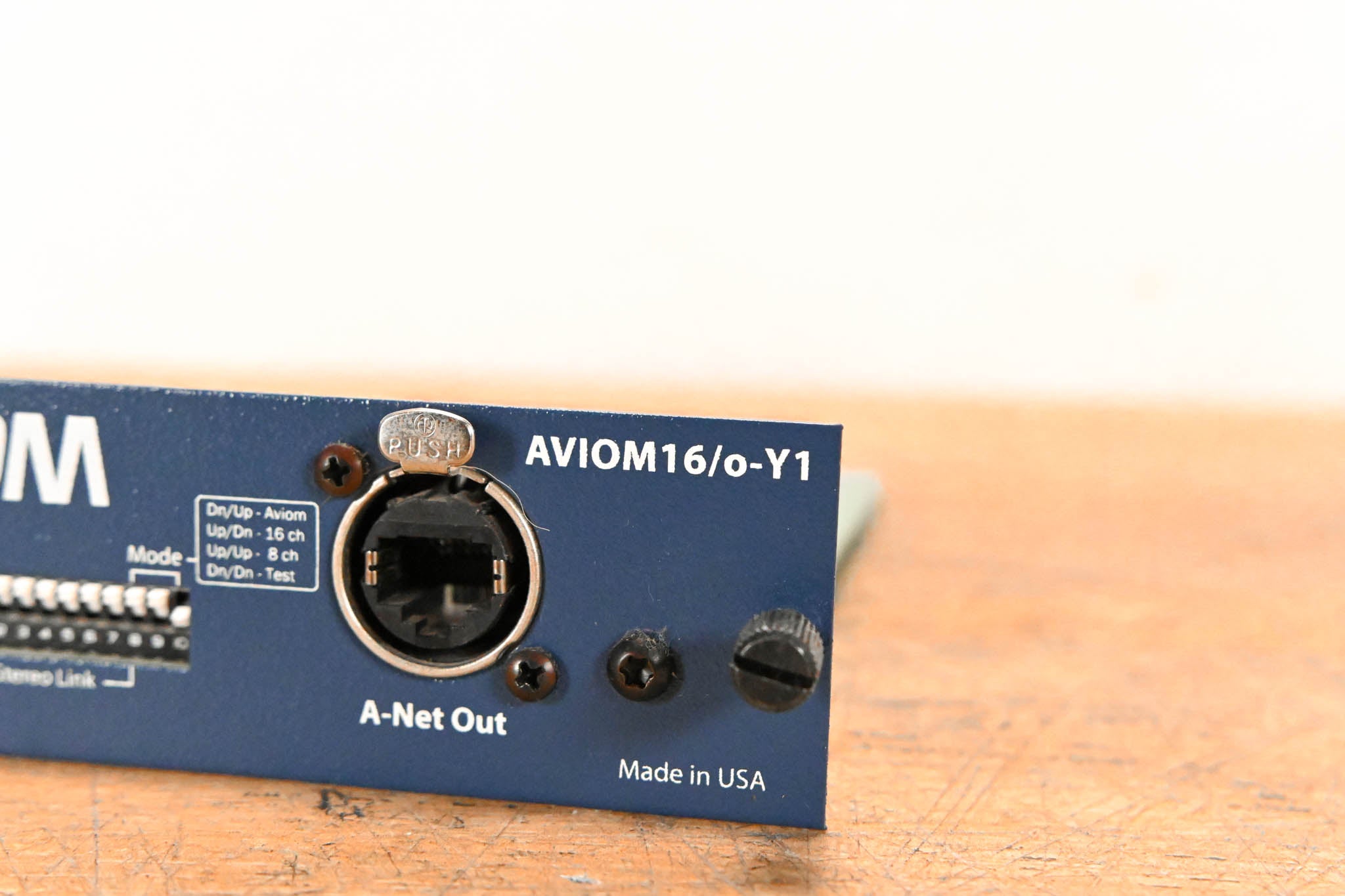 Aviom 16/o-Y1 A-Net Card for Yamaha Digital Products
