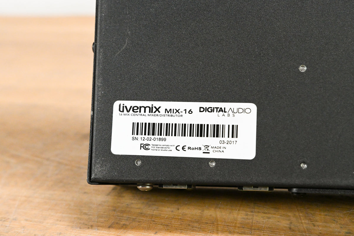 Digital Audio Labs LiveMix MIX-16 Distribution Module (NO POWER SUPPLY)
