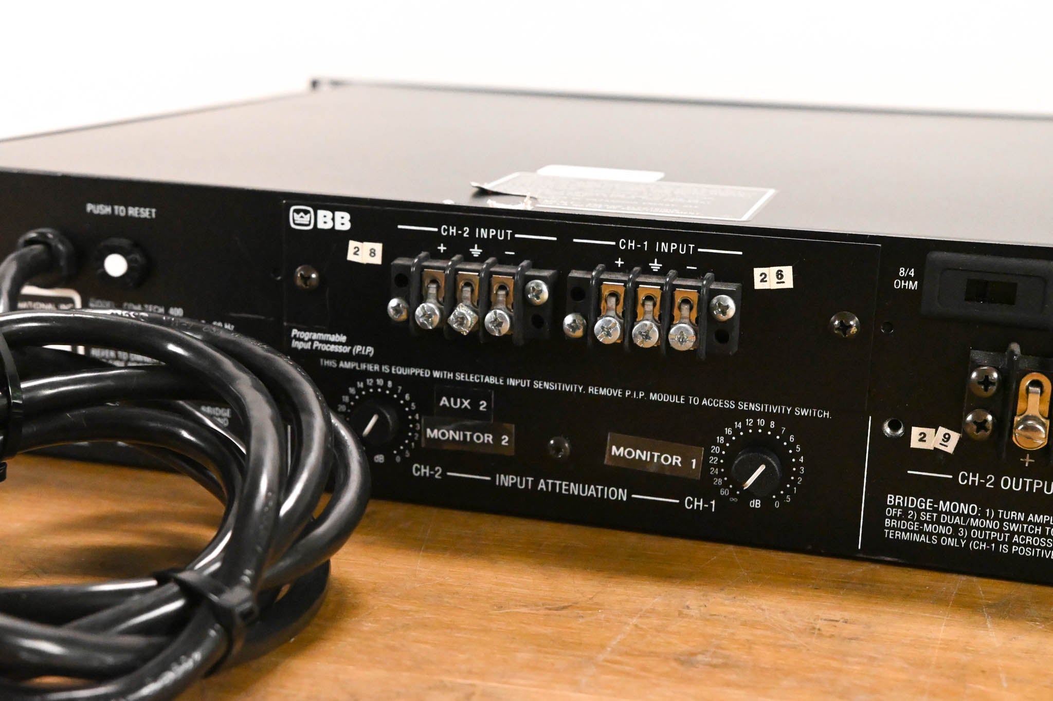 Crown Com-Tech 400 2-Channel Power Amplifier