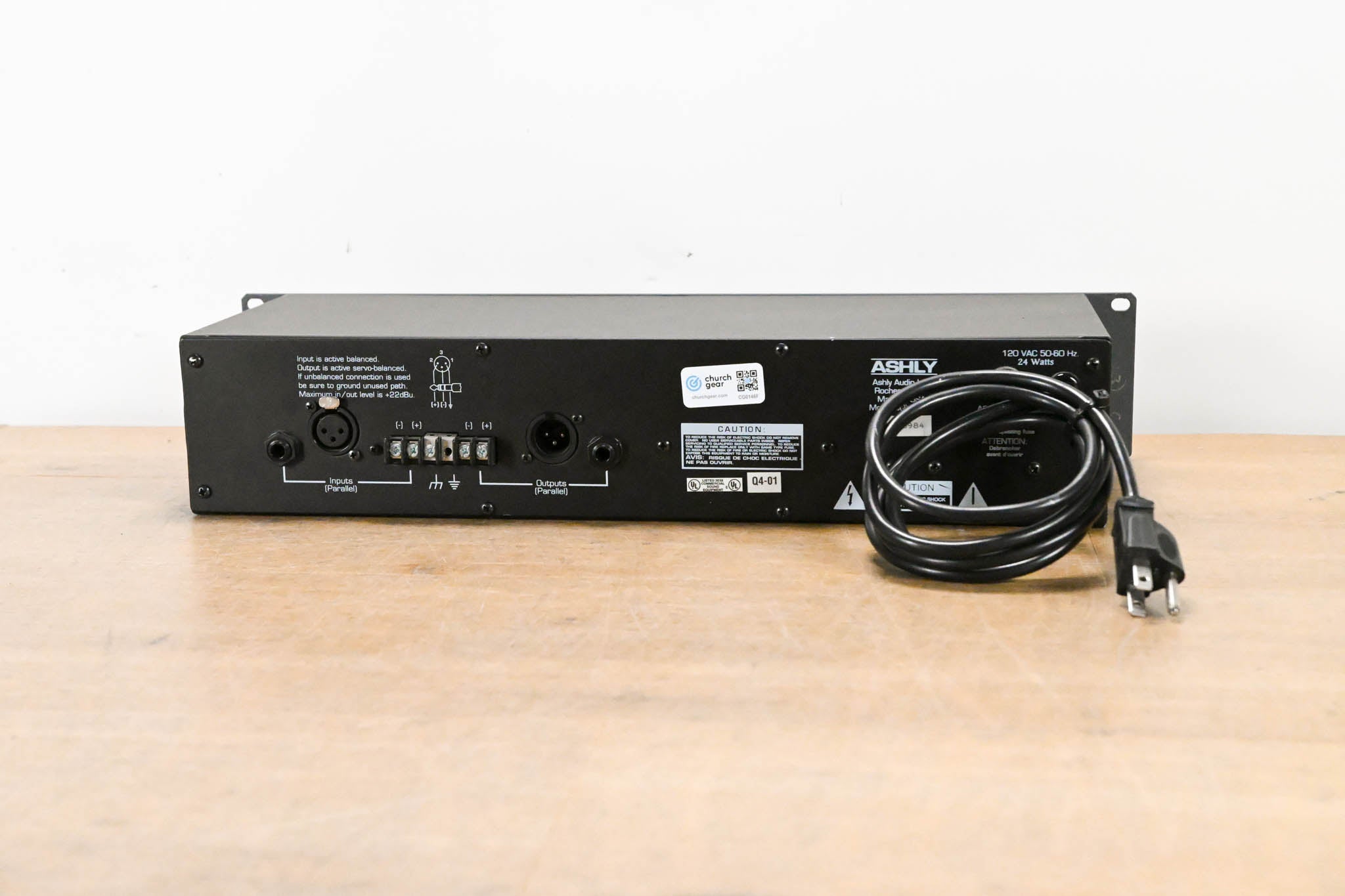Ashly GQX-3101 31-Band 1/3 Octave Graphic Equalizer