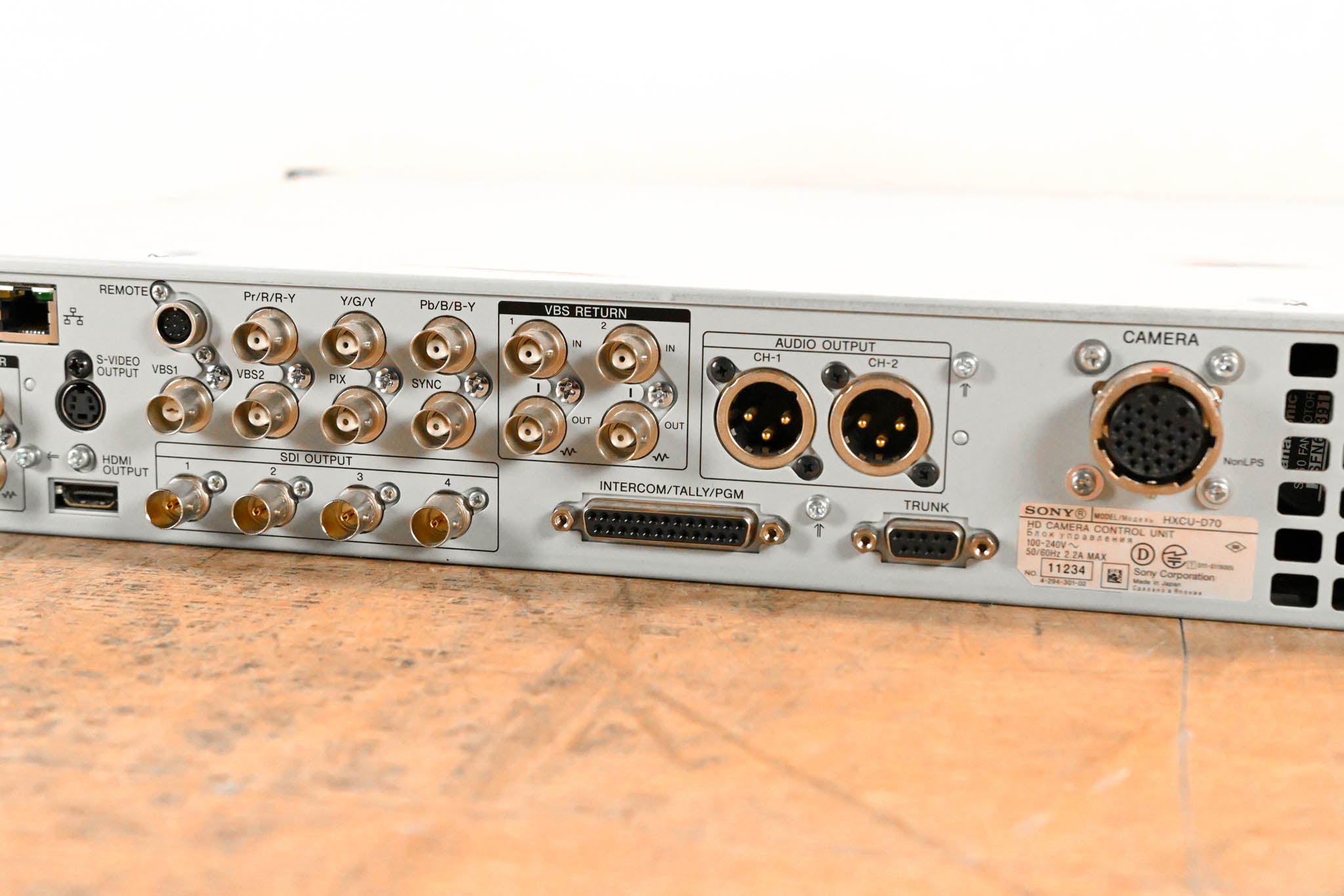 Sony HXCU-D70 Camera Control Unit for HXC-D70 HD/SD Camera