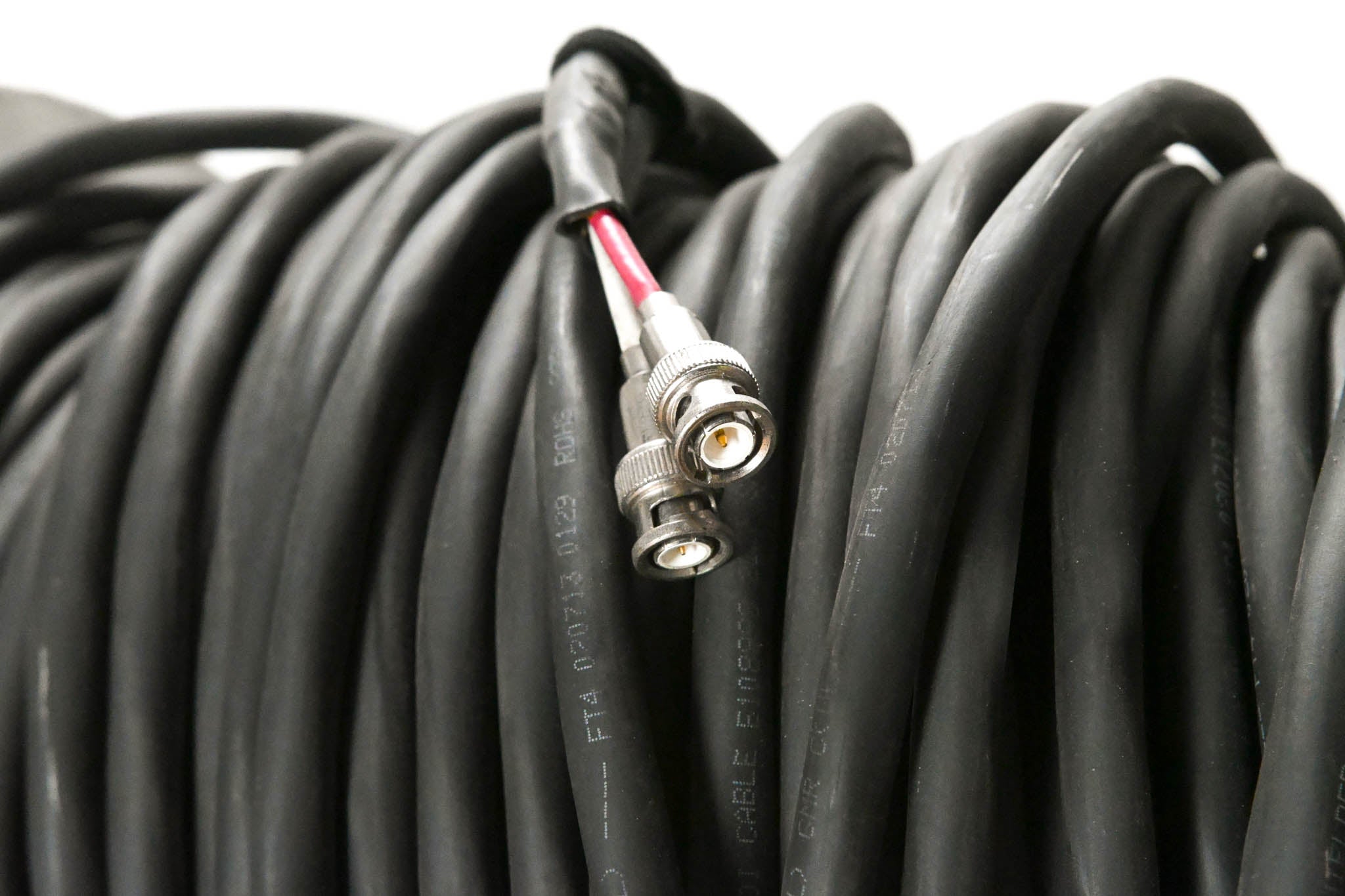 Unbranded 2-Channel SDI Video Cable on Metal Reel w/ BNC Panel - 250'