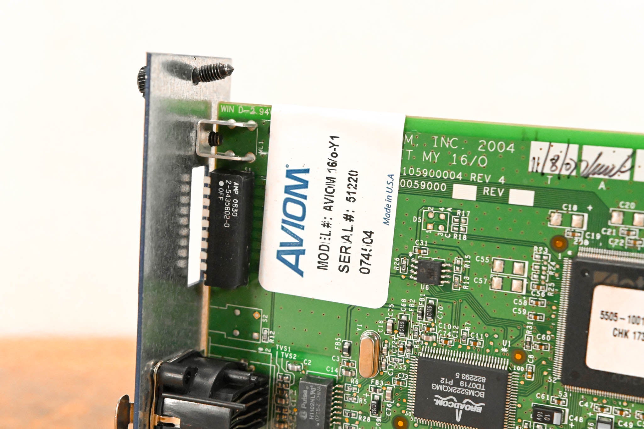 Aviom 16/o-Y1 A-Net Card for Yamaha Digital Products