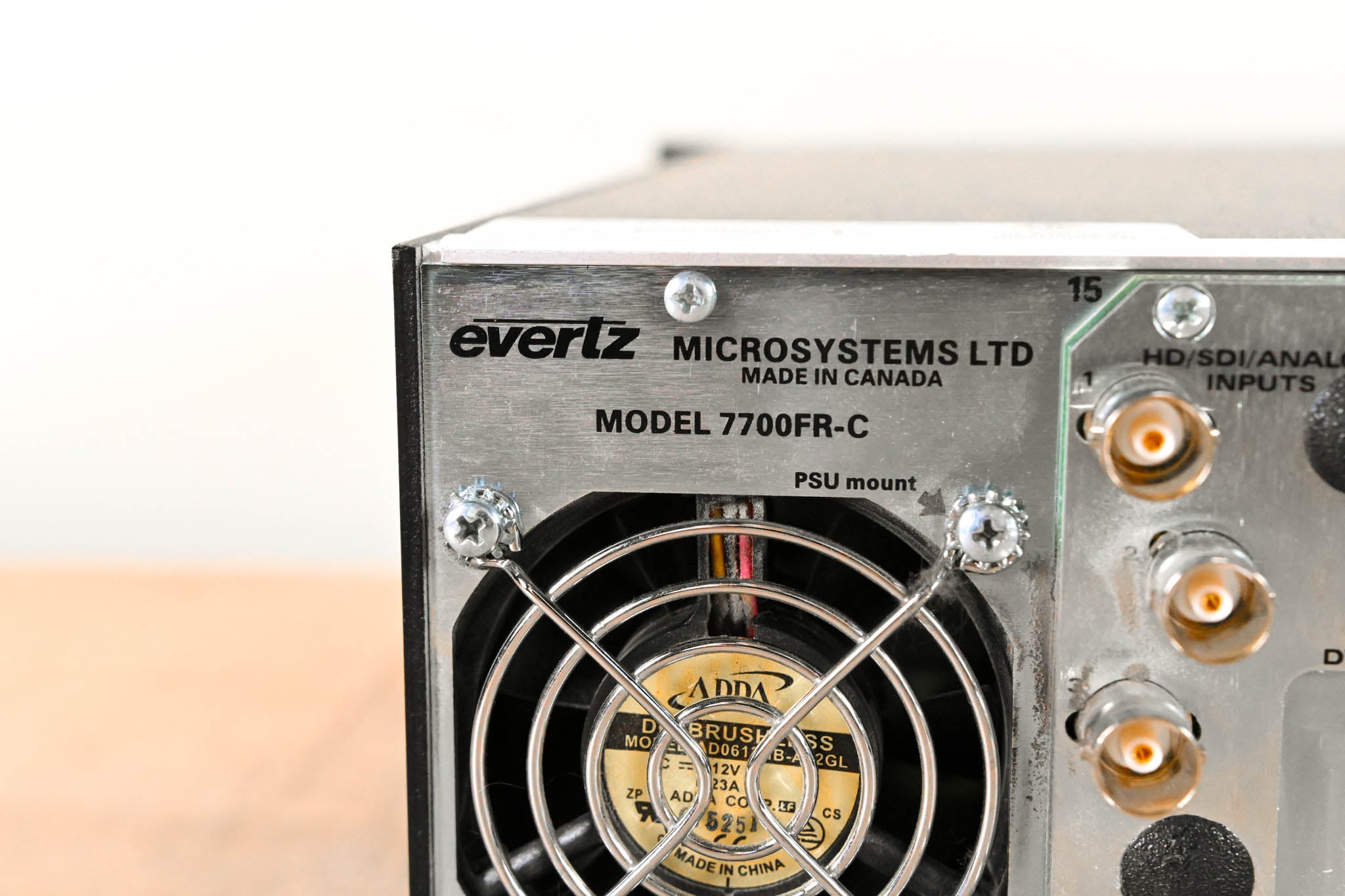 Evertz 7700FR-C Multiframe Chassis with Cards