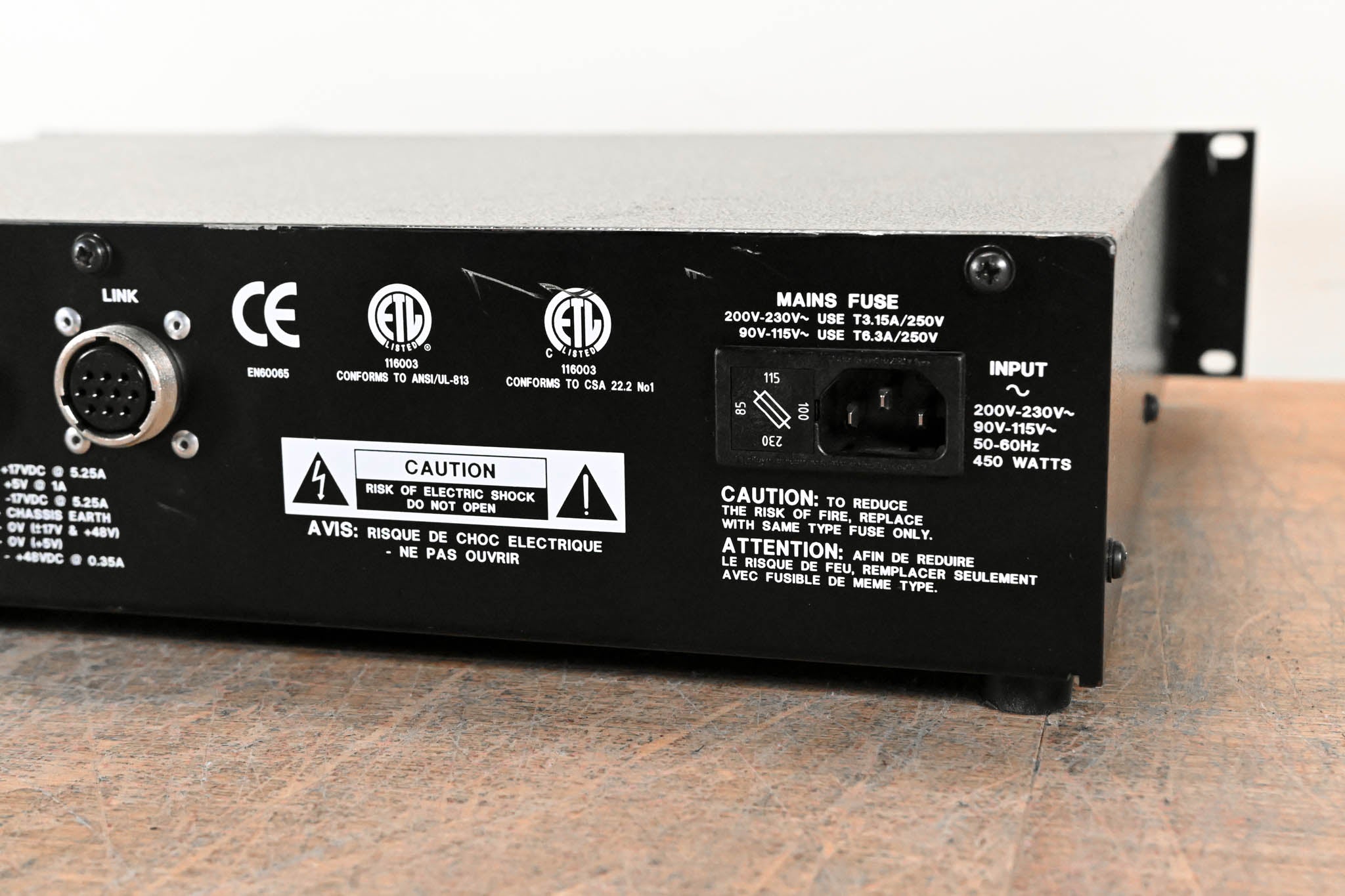 Soundcraft CPS-275 Console Power Supply