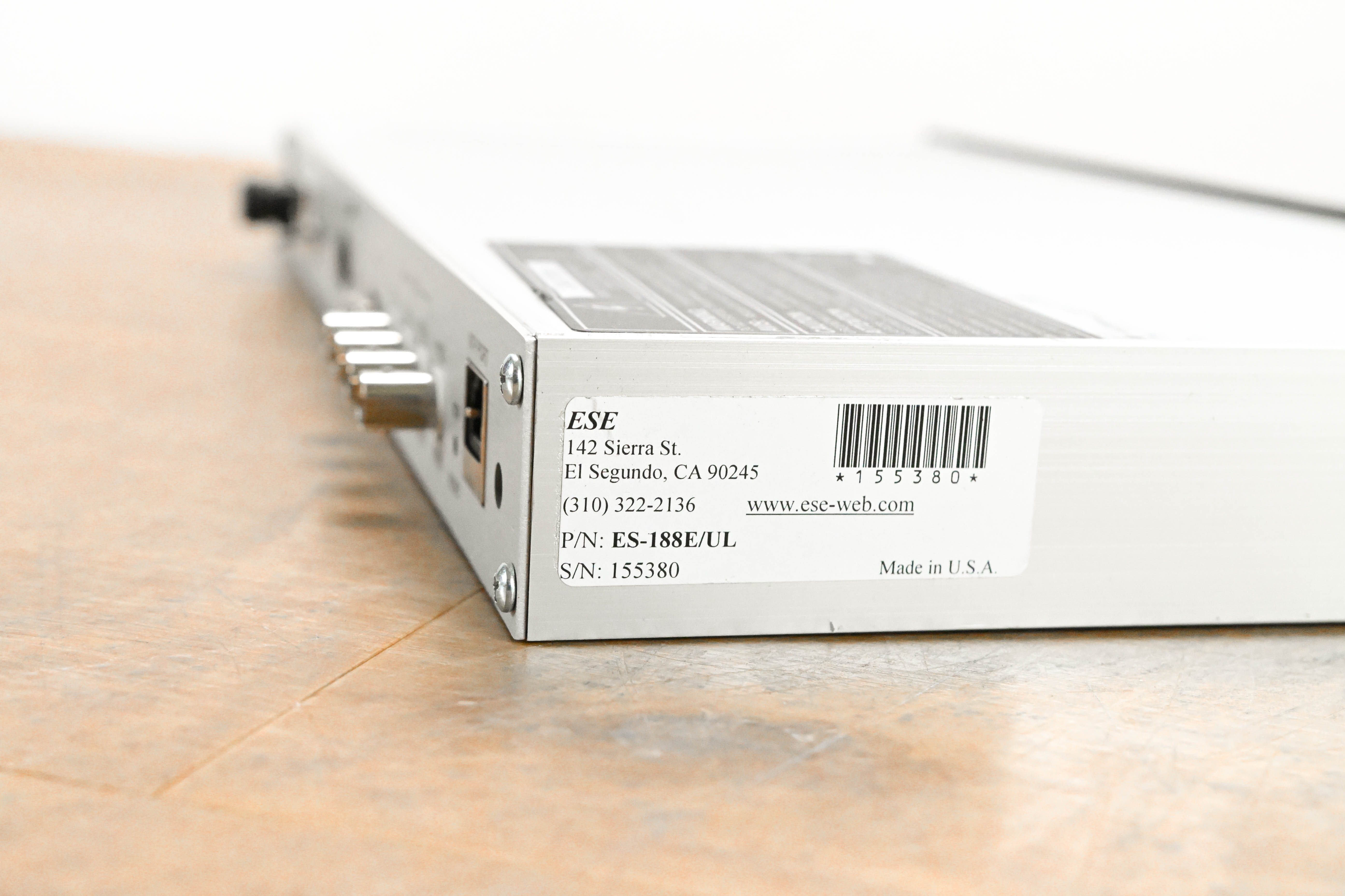 ESE ES-188E NTP Referenced Master Clock/Time Code Generator (NO PSU)